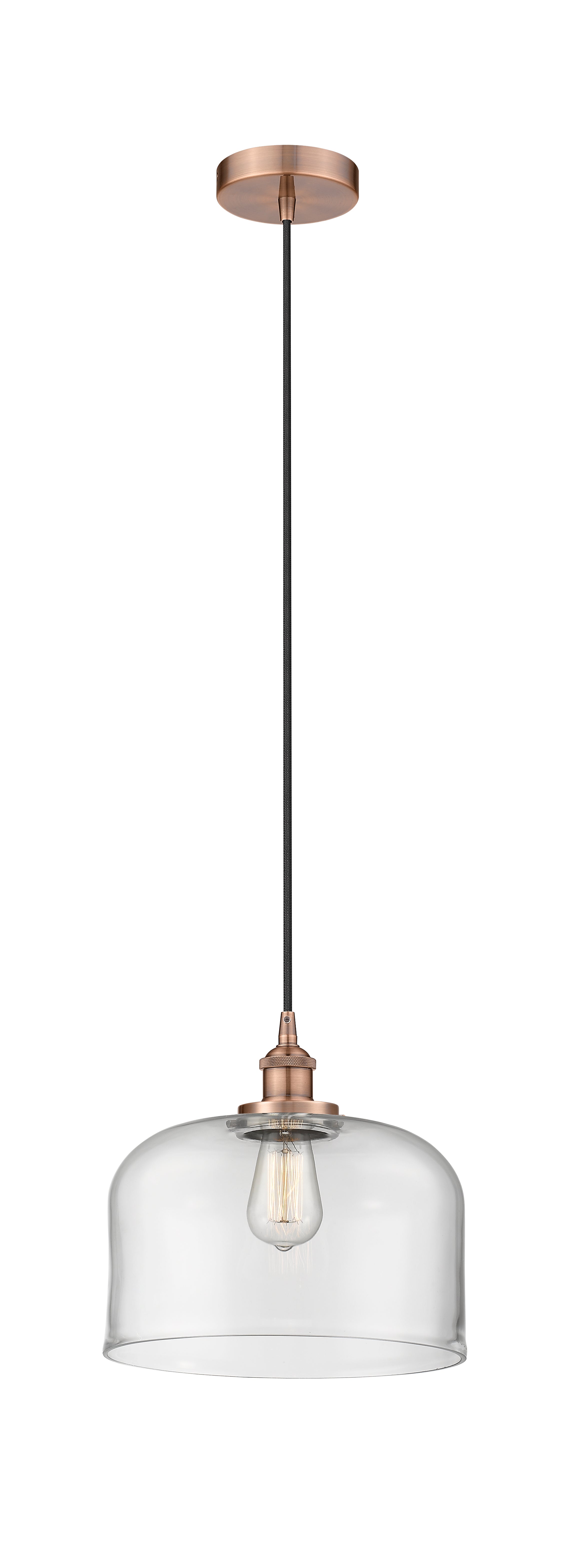 Edison Mini Pendant Antique Brass 11.5