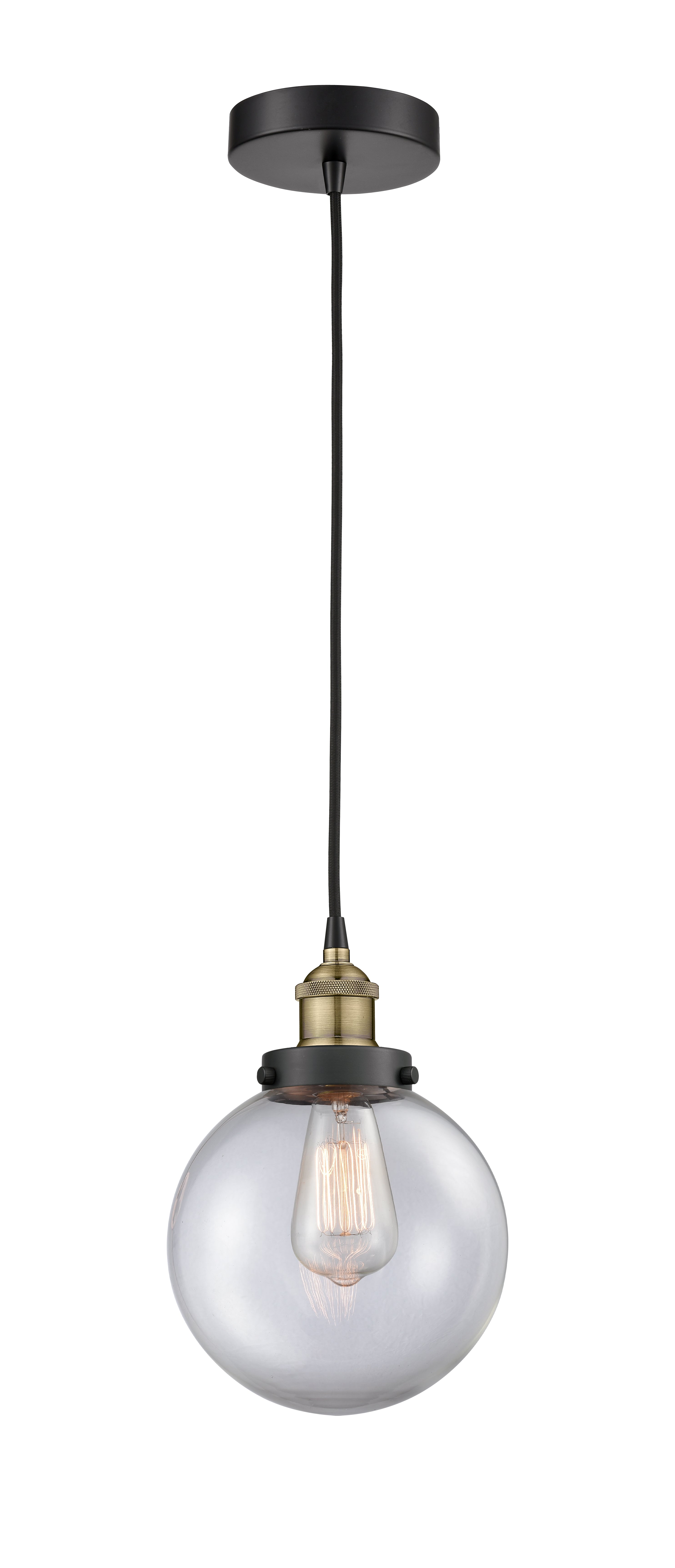 Edison Mini Pendant Antique Brass Finish