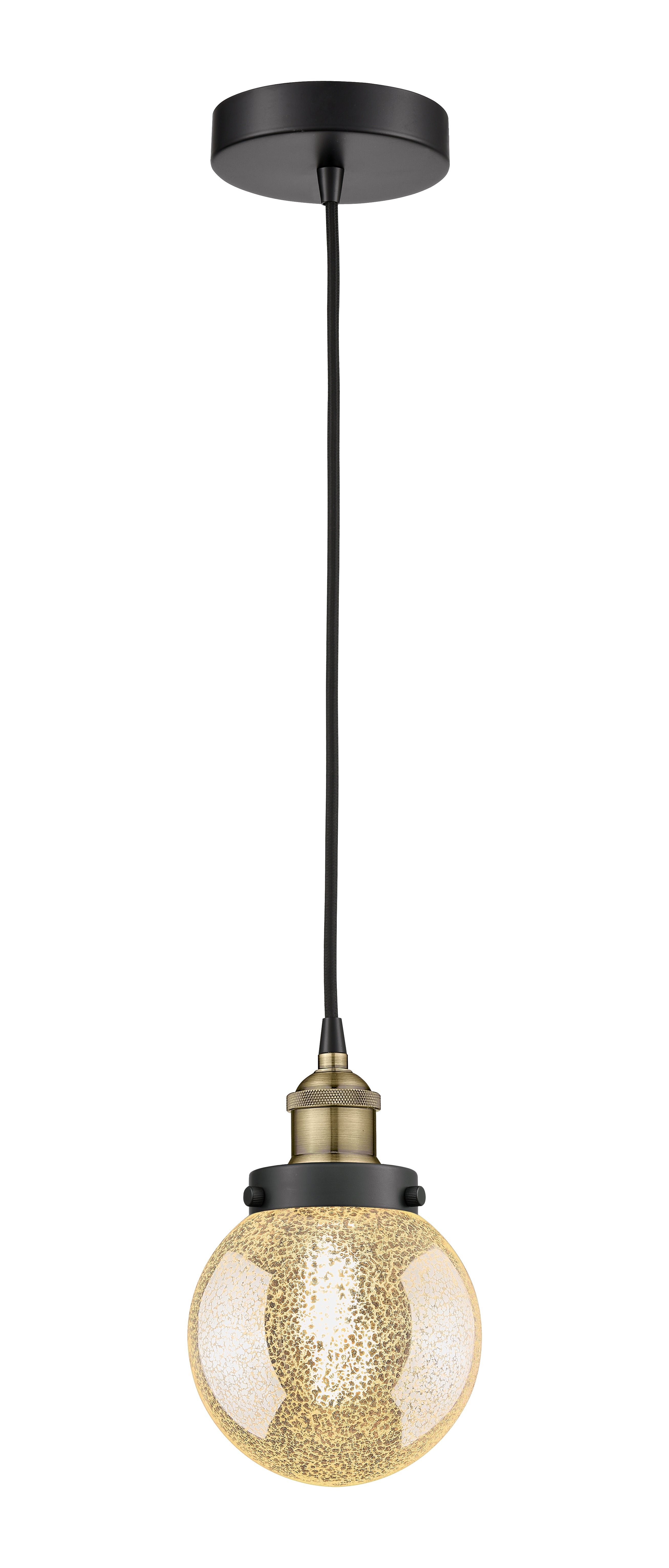 Edison Mini Pendant Antique Brass Finish