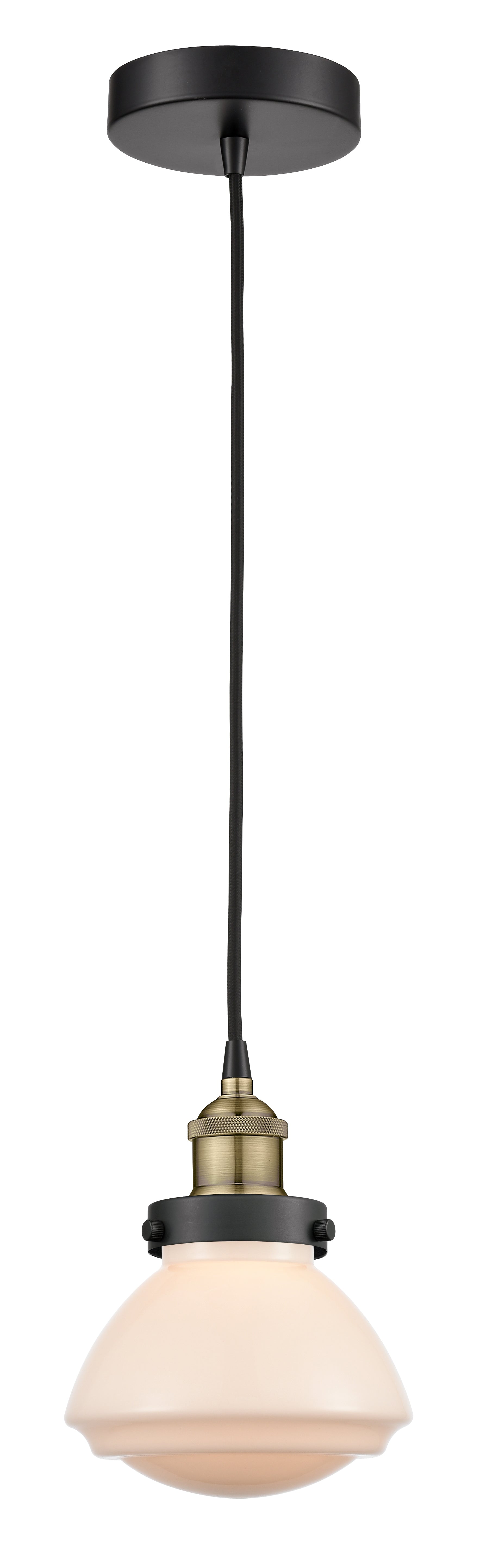 Edison Mini Pendant Antique Brass Finish