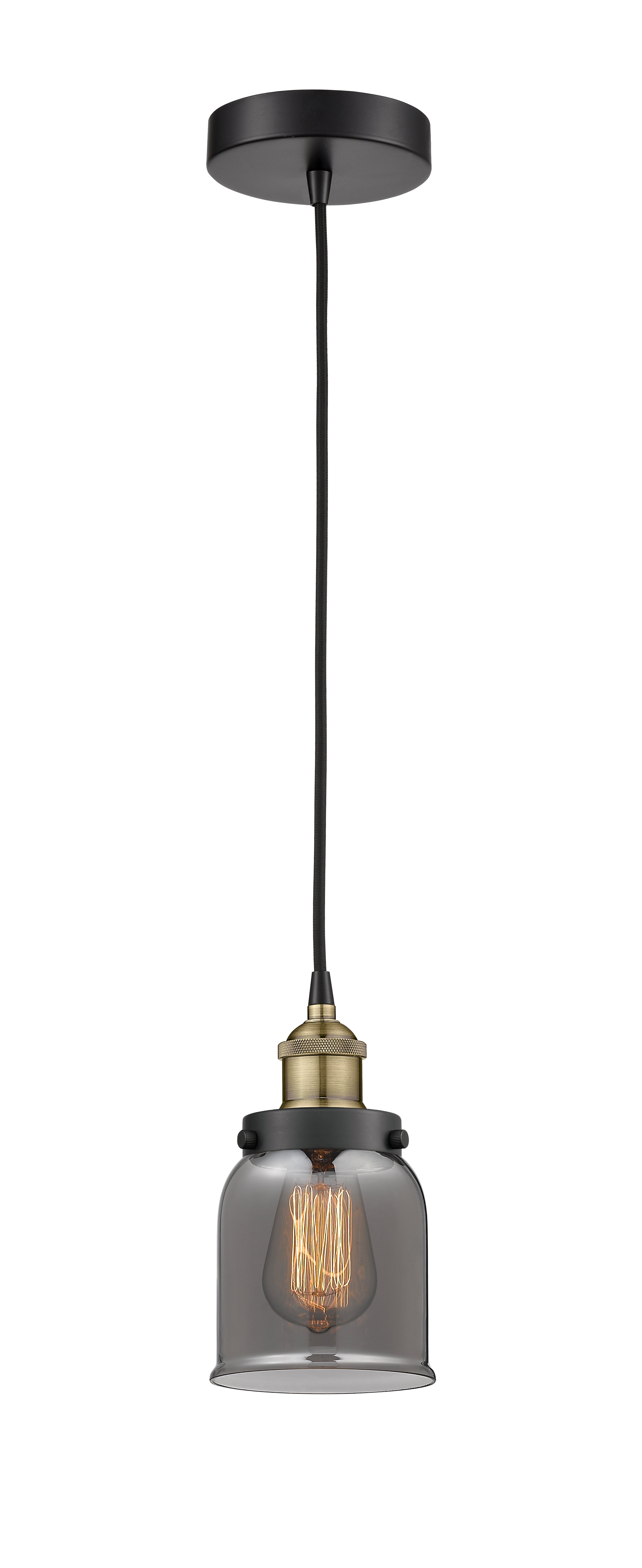 Edison Mini Pendant Antique Brass Finish