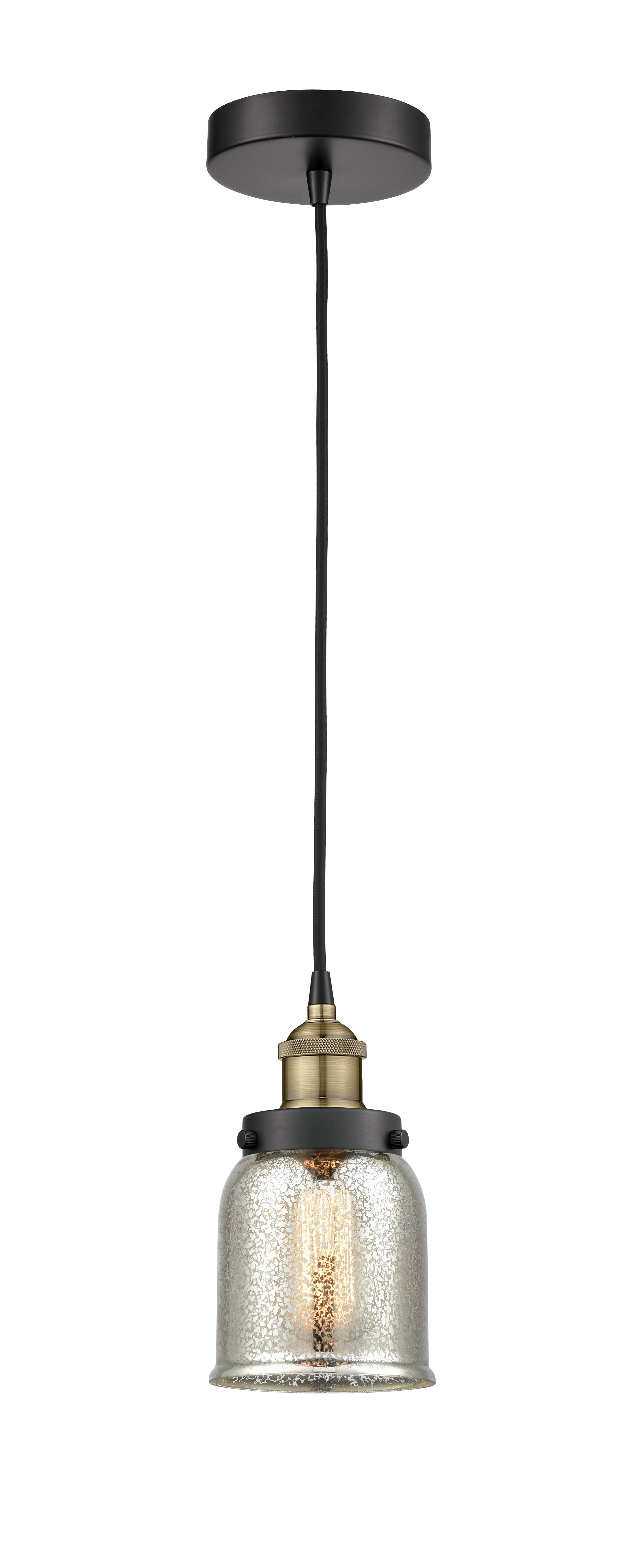 Edison Mini Pendant Antique Brass Finish