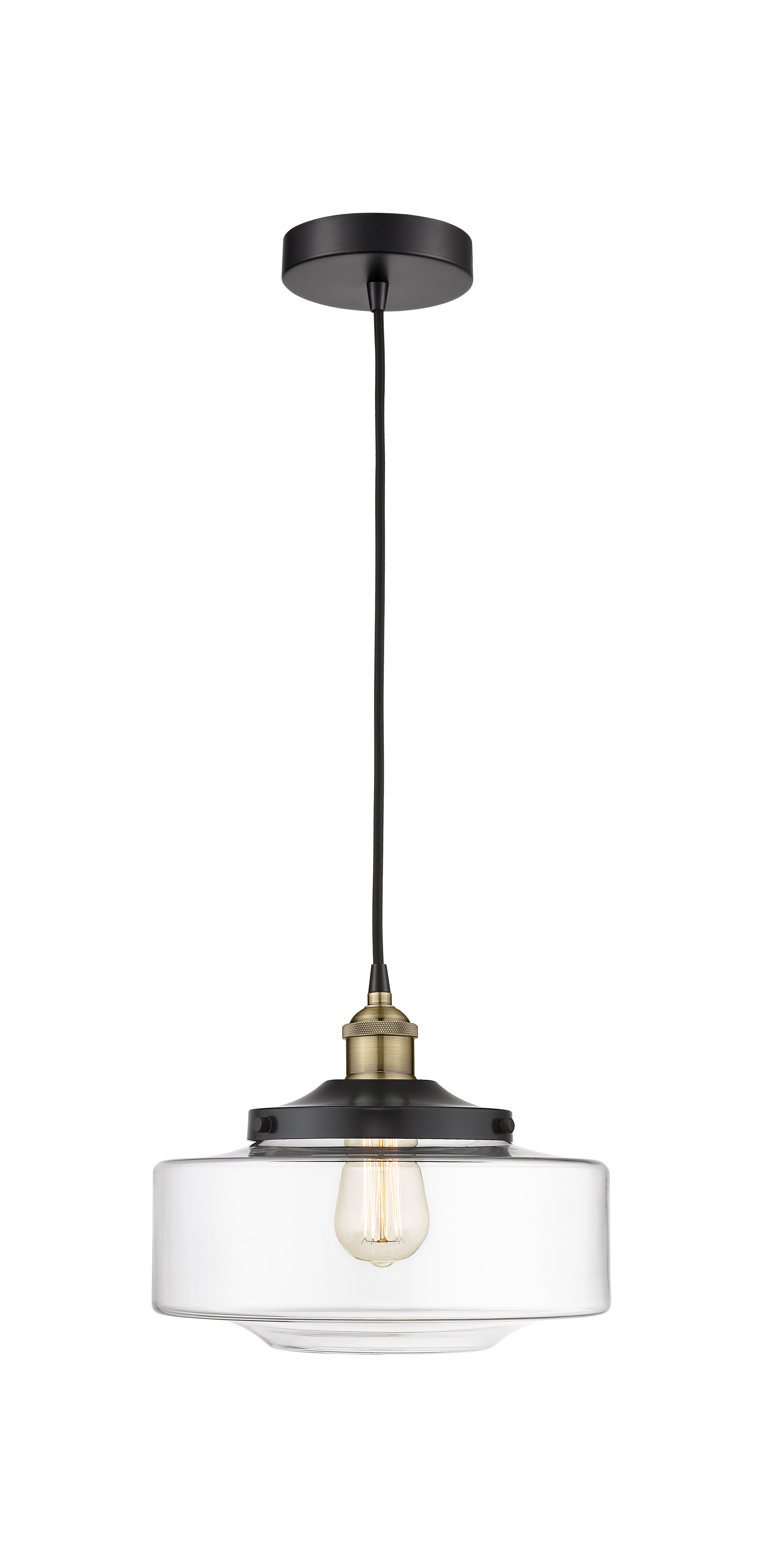 Edison Mini Pendant Antique Brass Finish