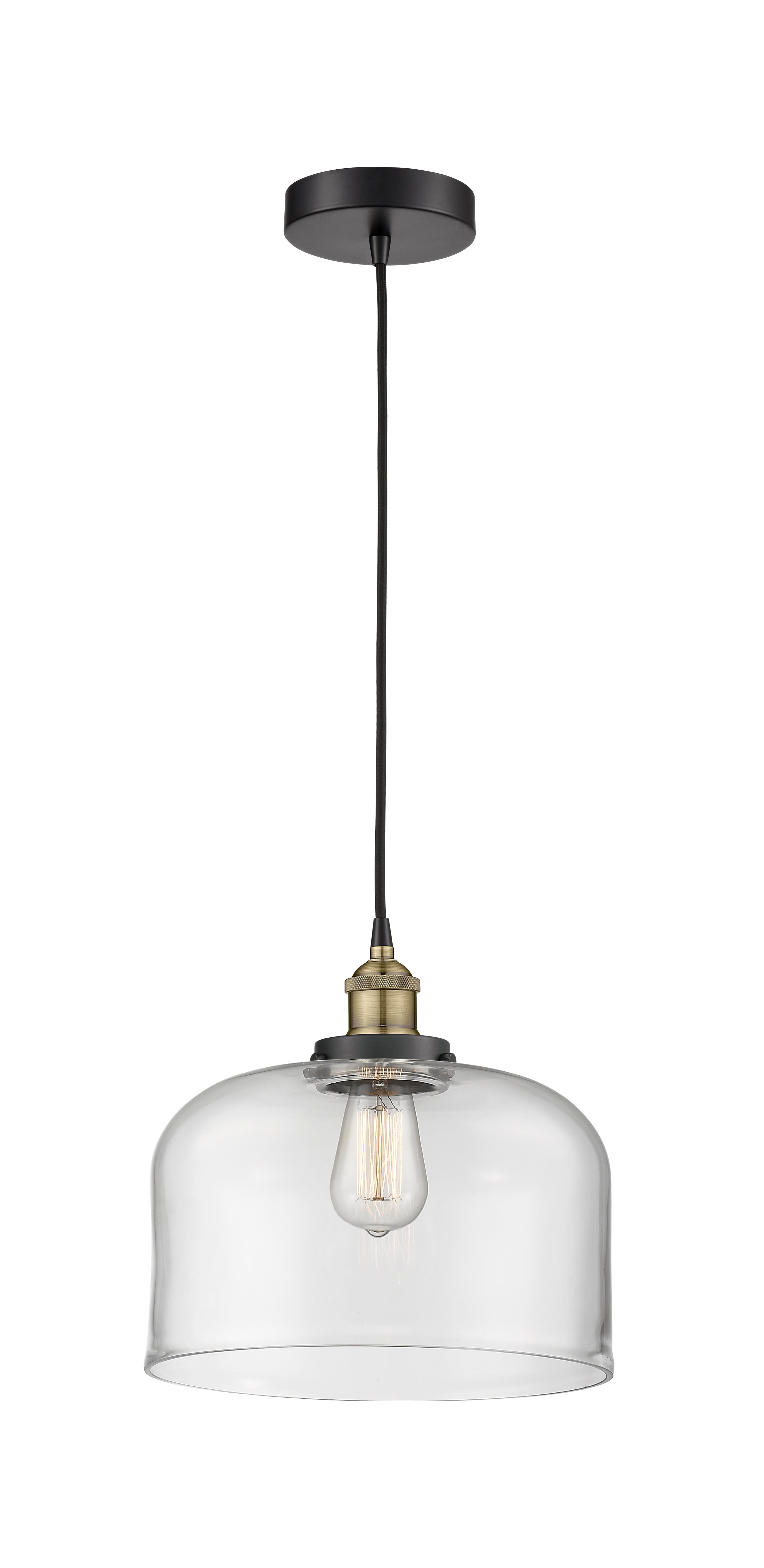 Edison Mini Pendant Antique Brass 11.5