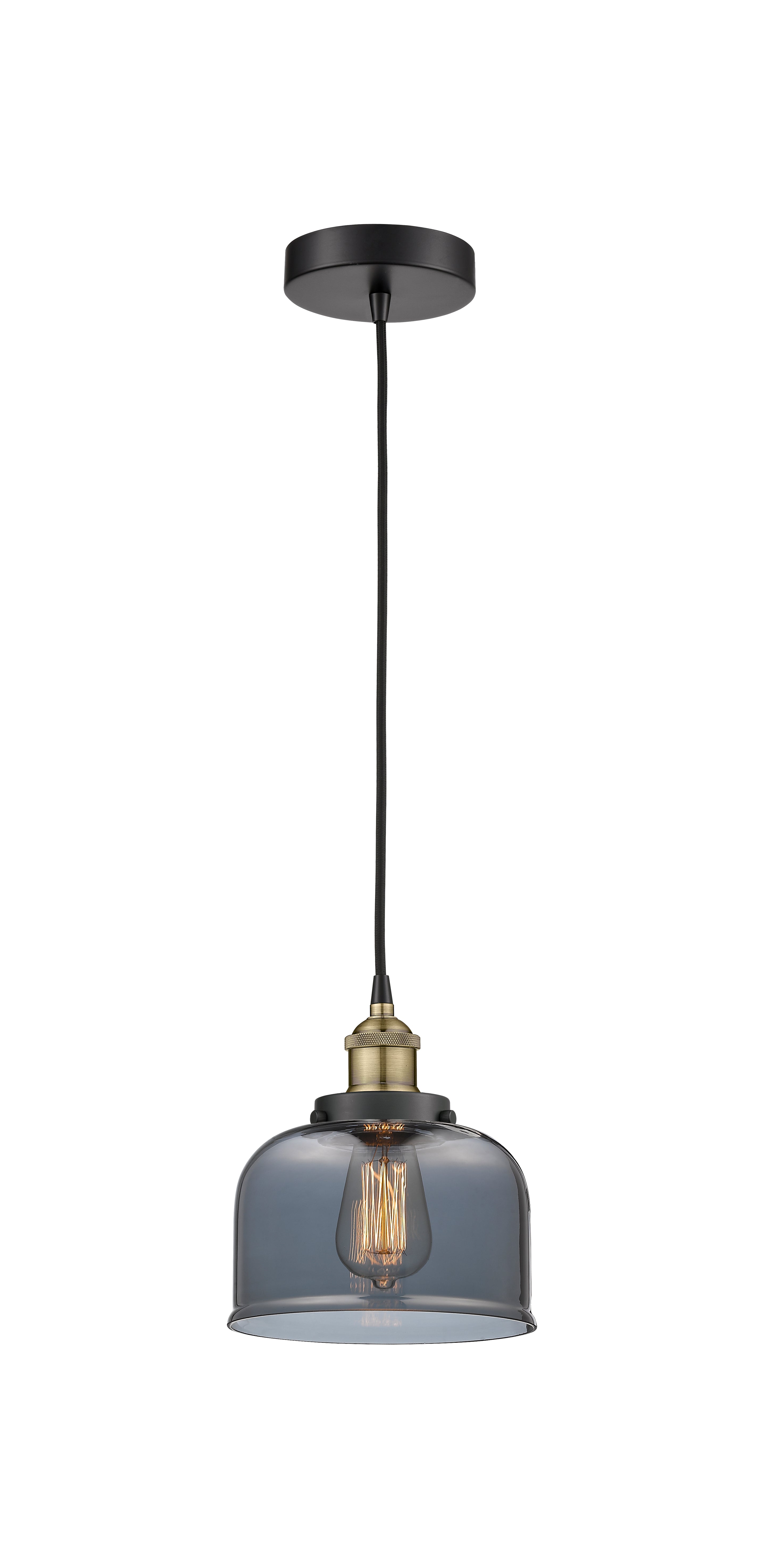 Edison Mini Pendant Antique Brass Steel