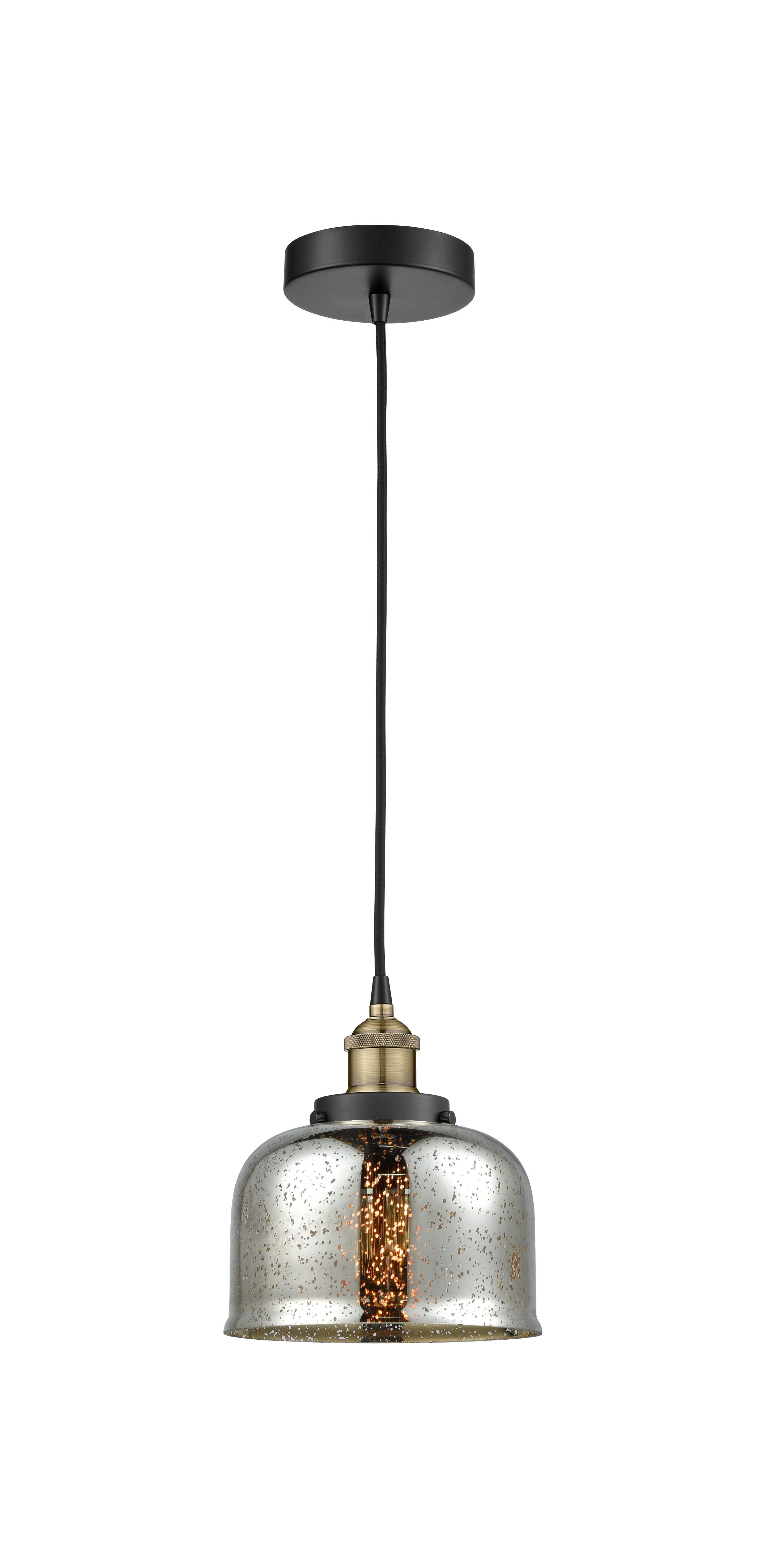 Edison Mini Pendant Antique Brass Steel