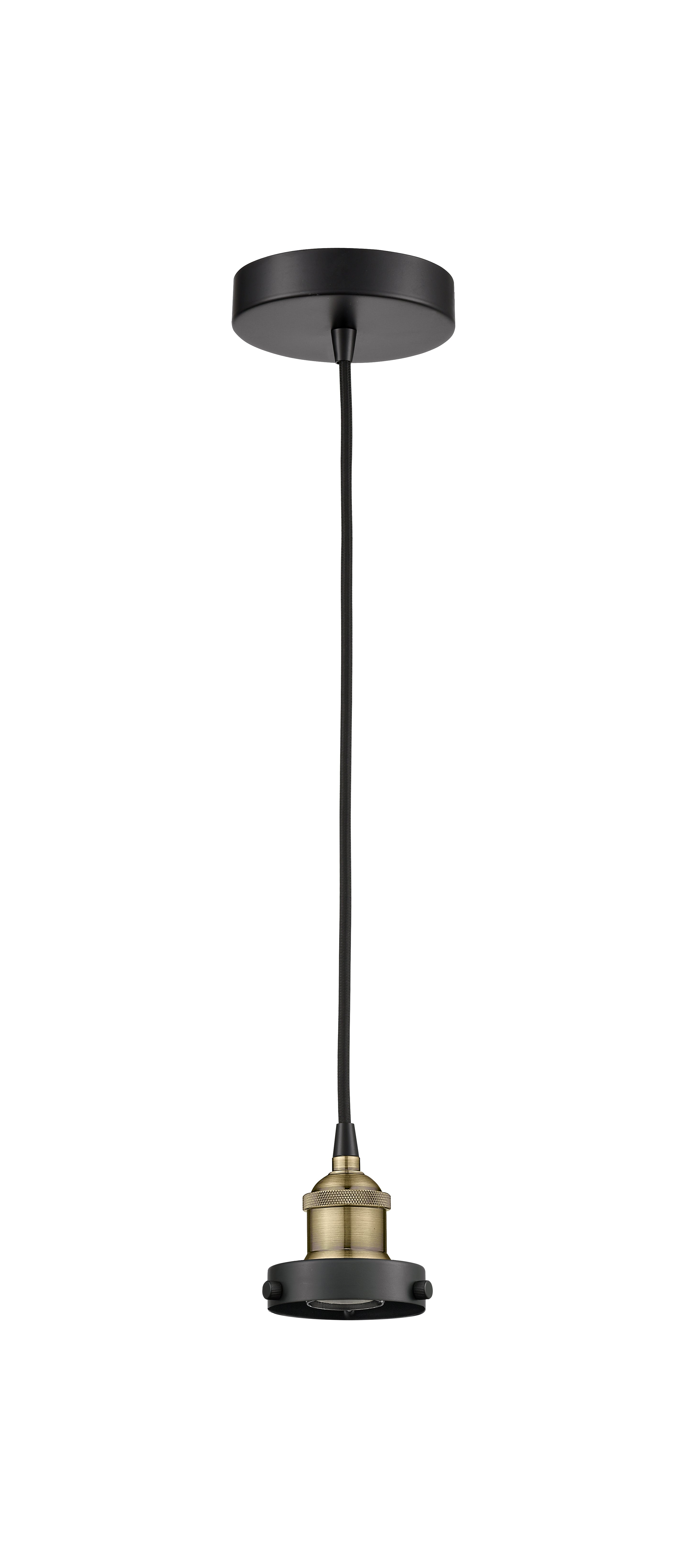 Edison Mini Pendant Antique Brass Finish