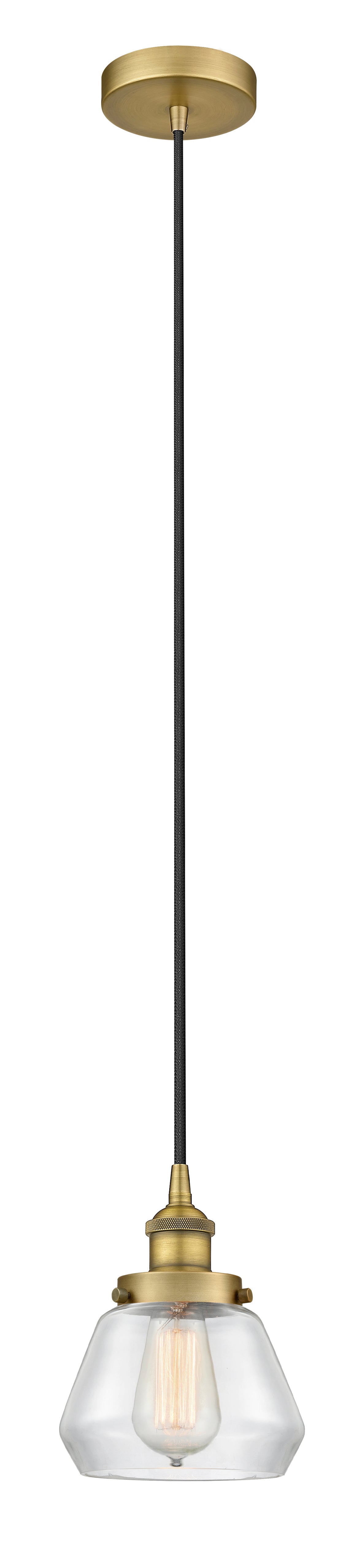 Edison Mini Pendant Antique Brass Finish