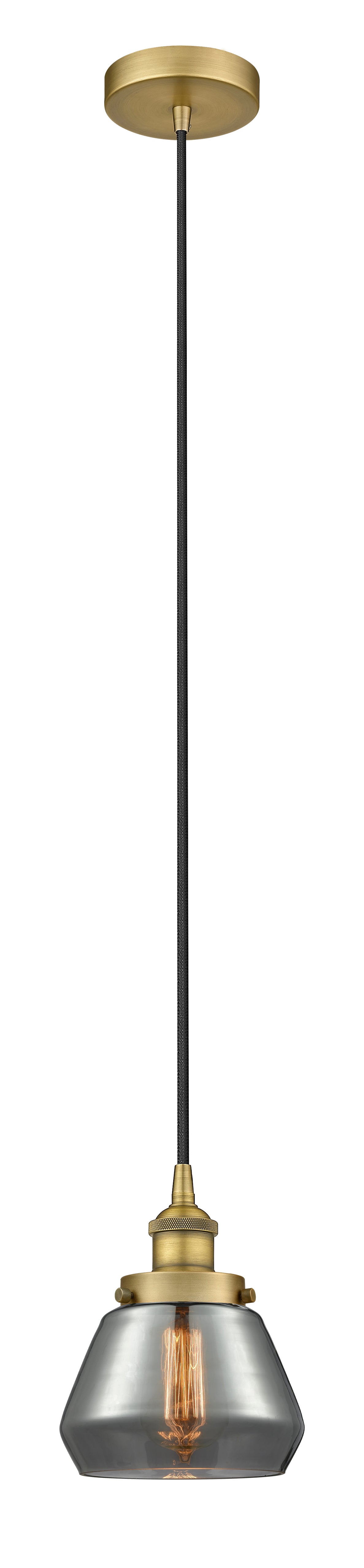 Edison Mini Pendant Antique Brass Finish