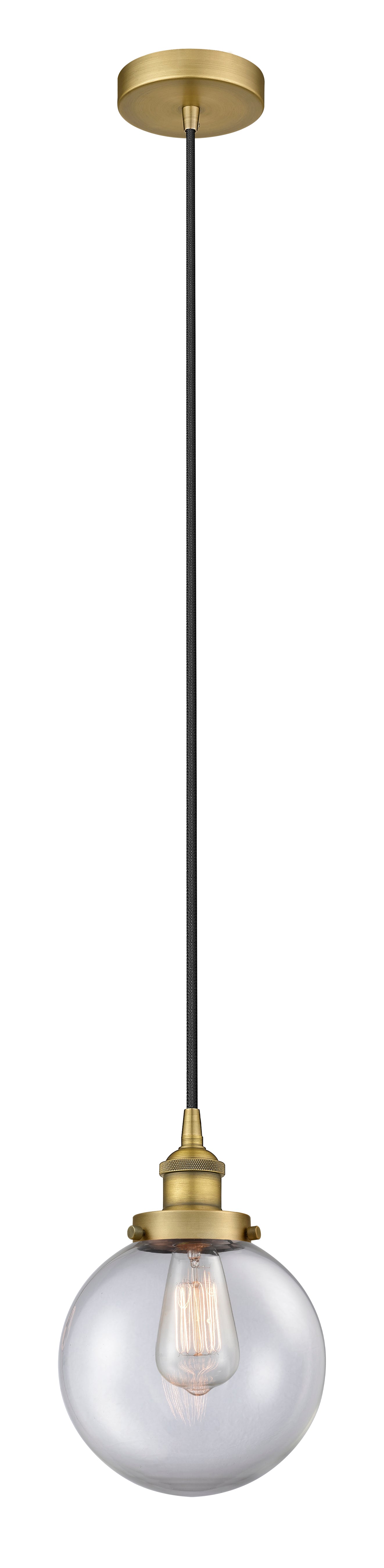 Edison Mini Pendant Antique Brass Finish