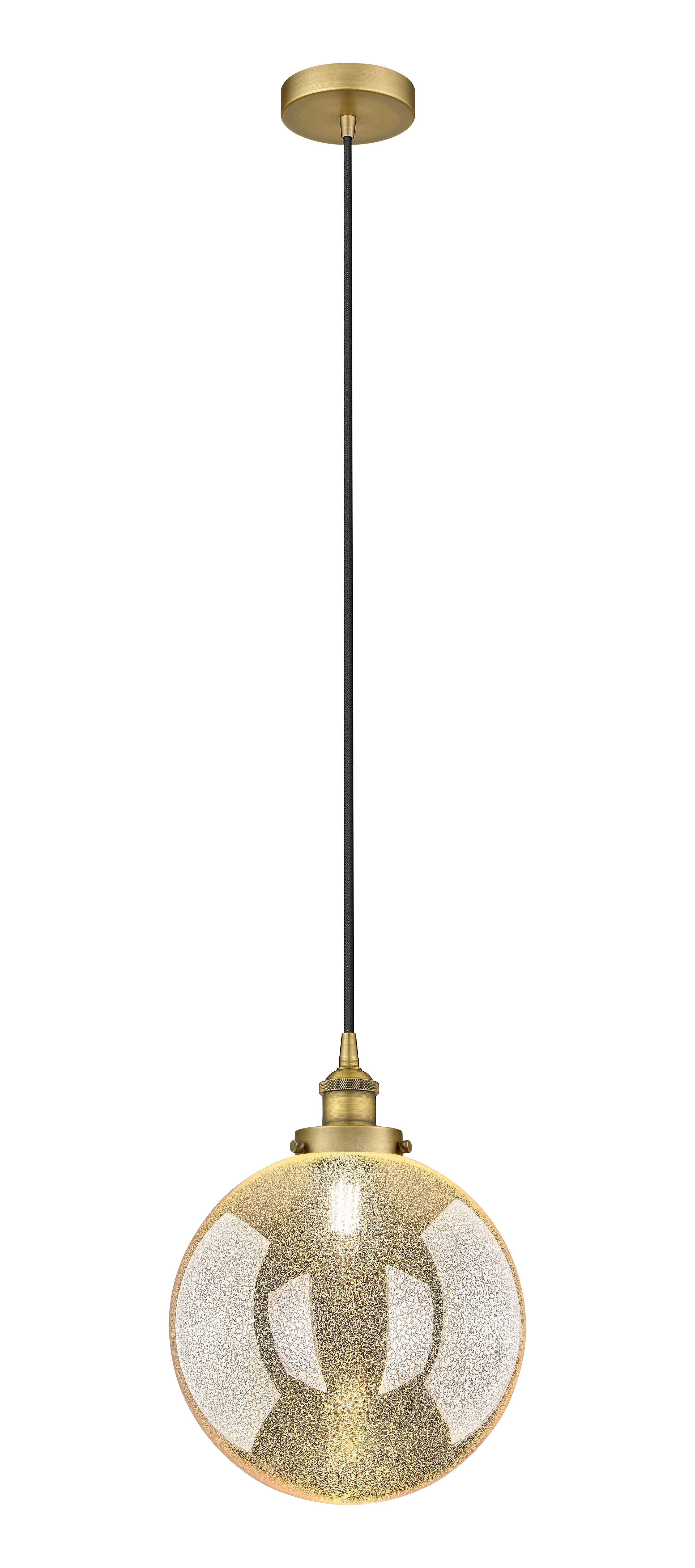 Edison Mini Pendant Cast Brass Antique