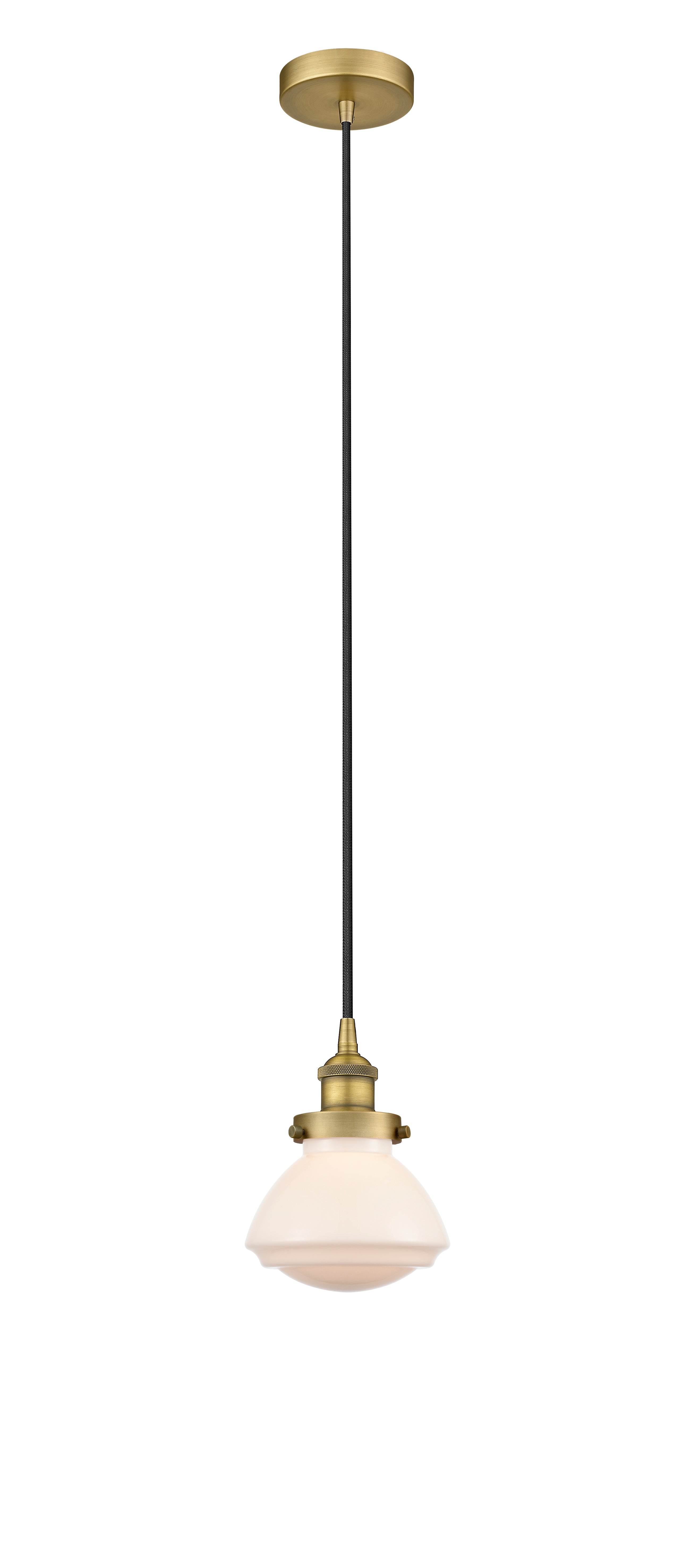 Edison Mini Pendant Antique Brass Finish