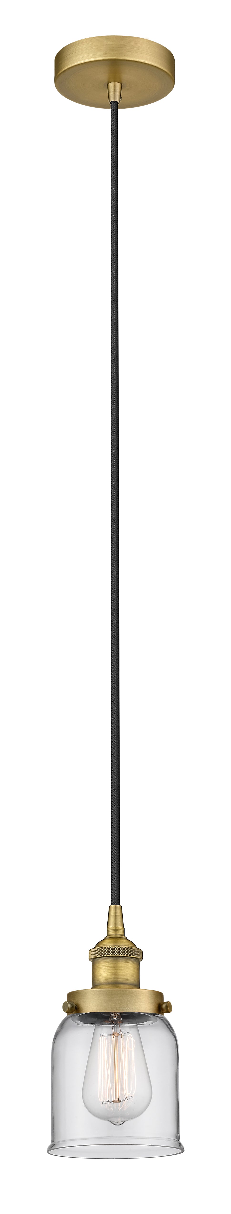 Edison Mini Pendant Antique Brass Finish