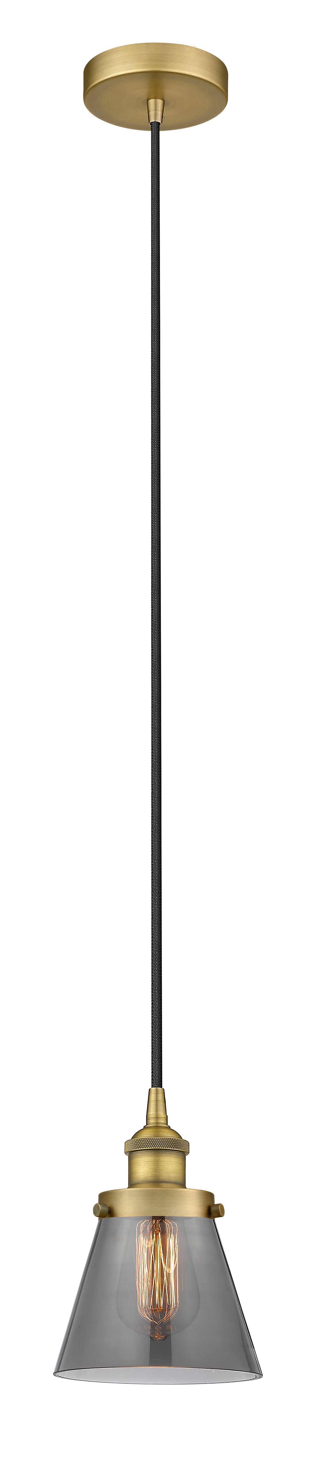 Edison Mini Pendant Antique Brass Finish