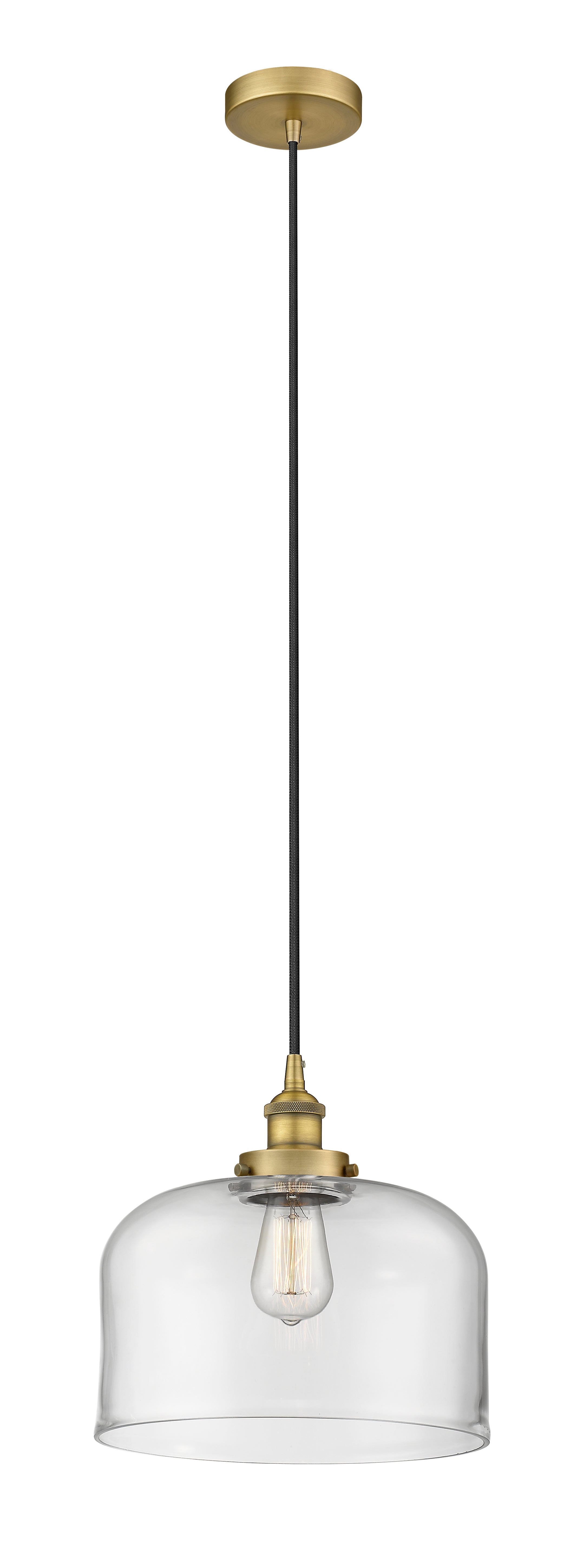 Edison Mini Pendant Cast Brass Antique Brass