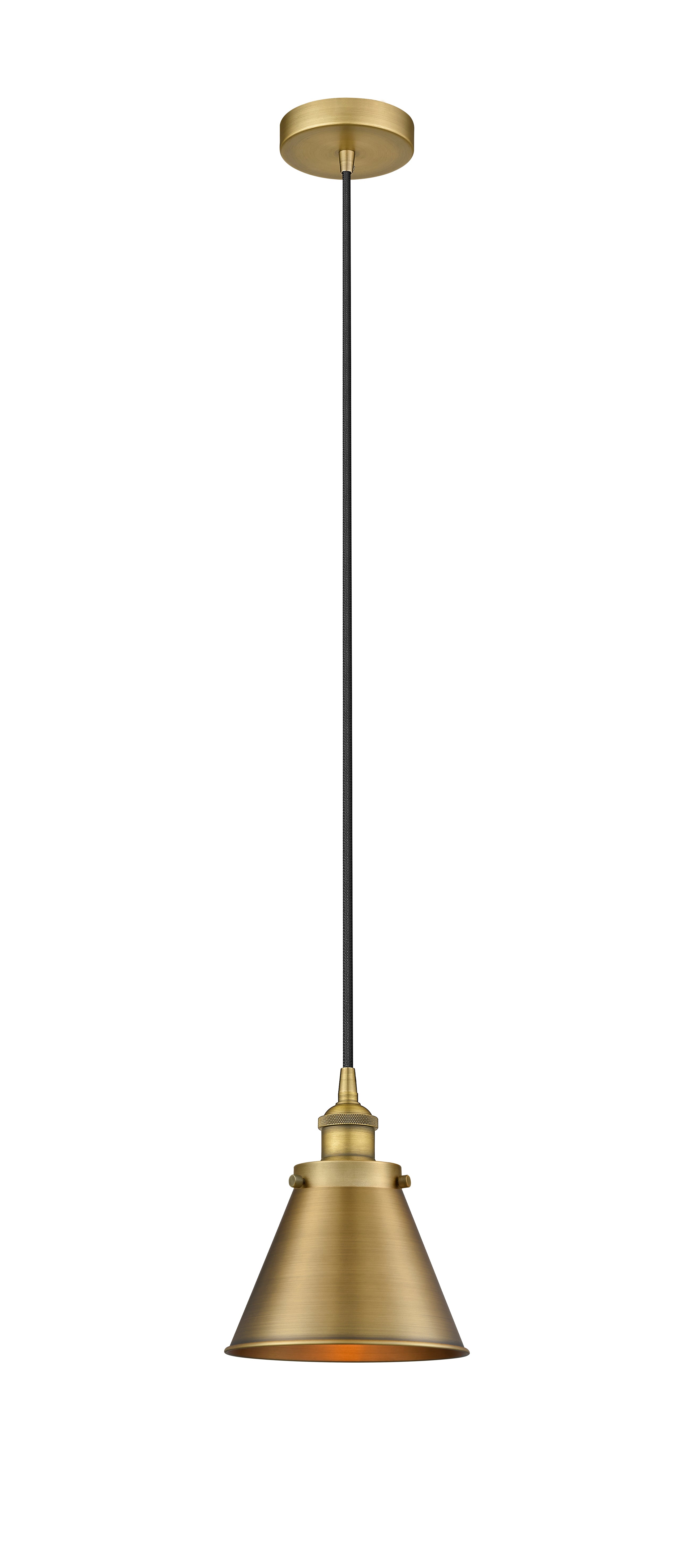 Edison Mini Pendant Antique Cast Brass