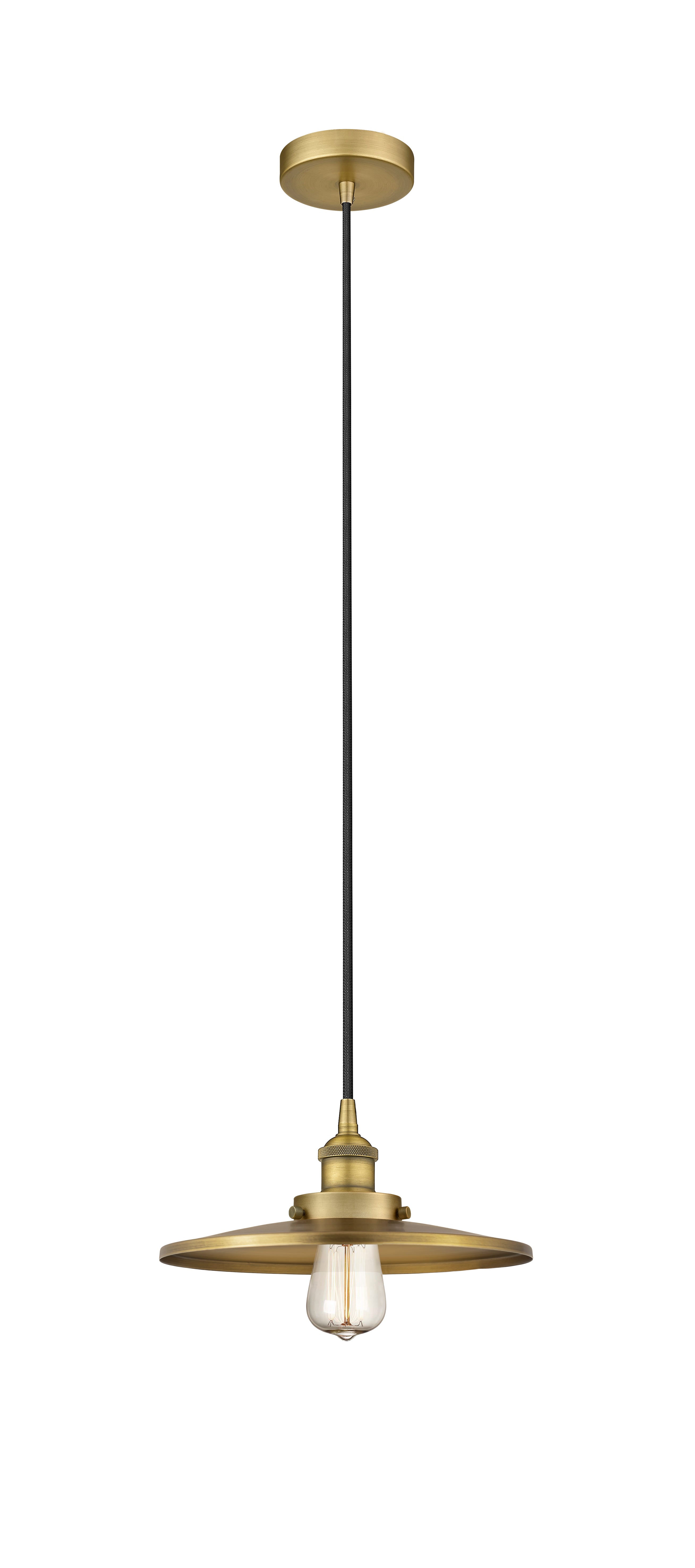 Edison Mini Pendant Antique Brass Cast