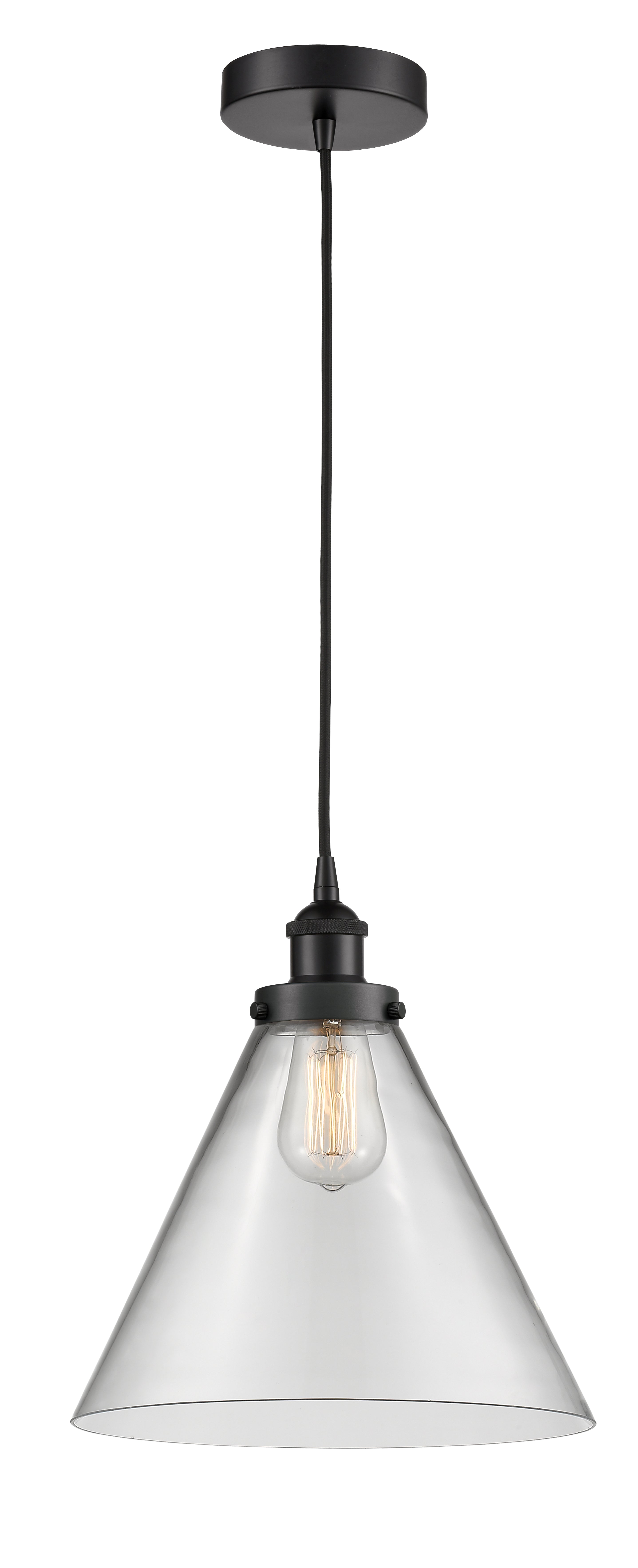 Edison Mini Pendant Cast Brass Antique