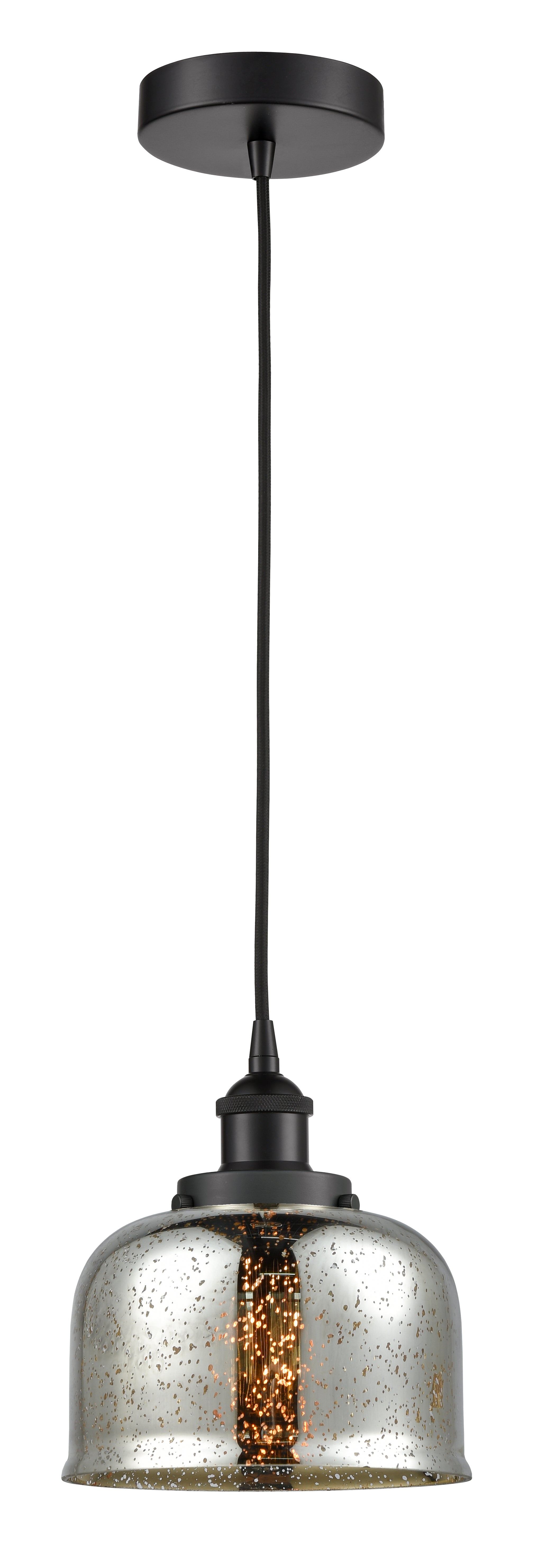 Edison Mini Pendant Antique Brass Steel