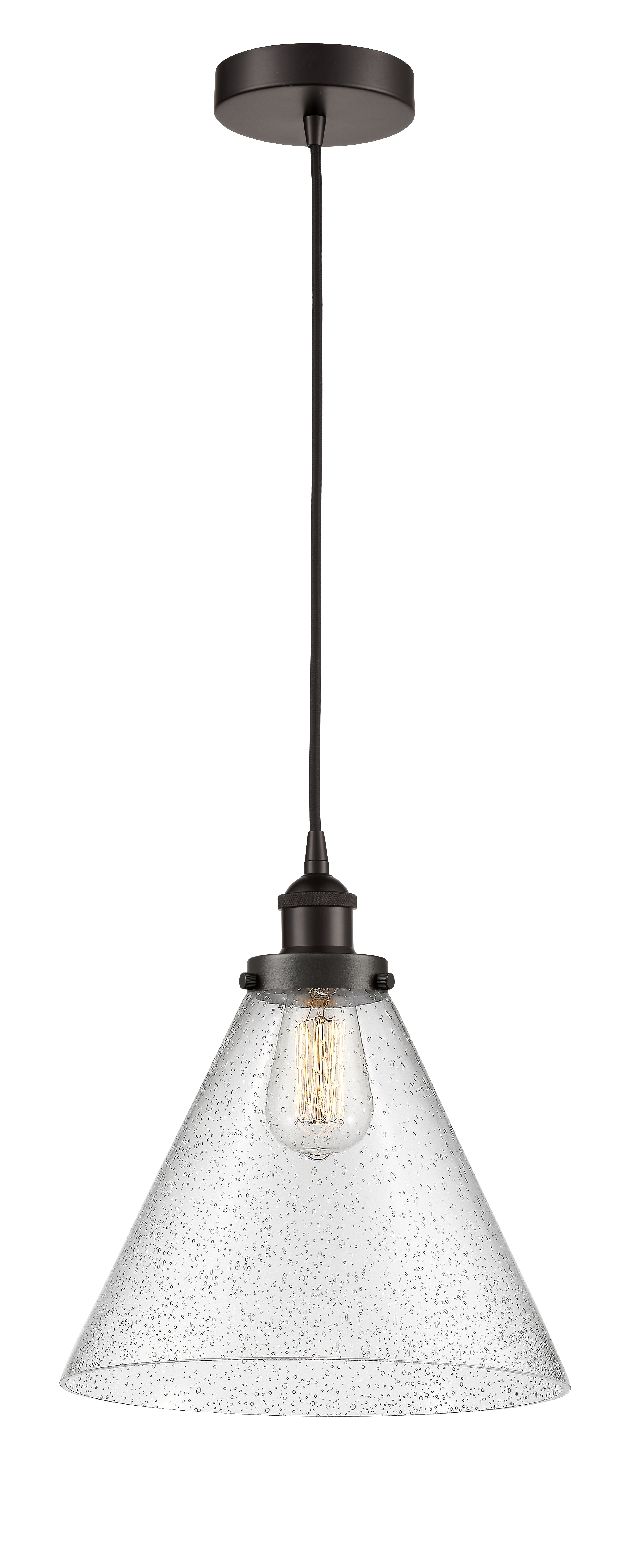 Edison Mini Pendant Cast Brass Antique
