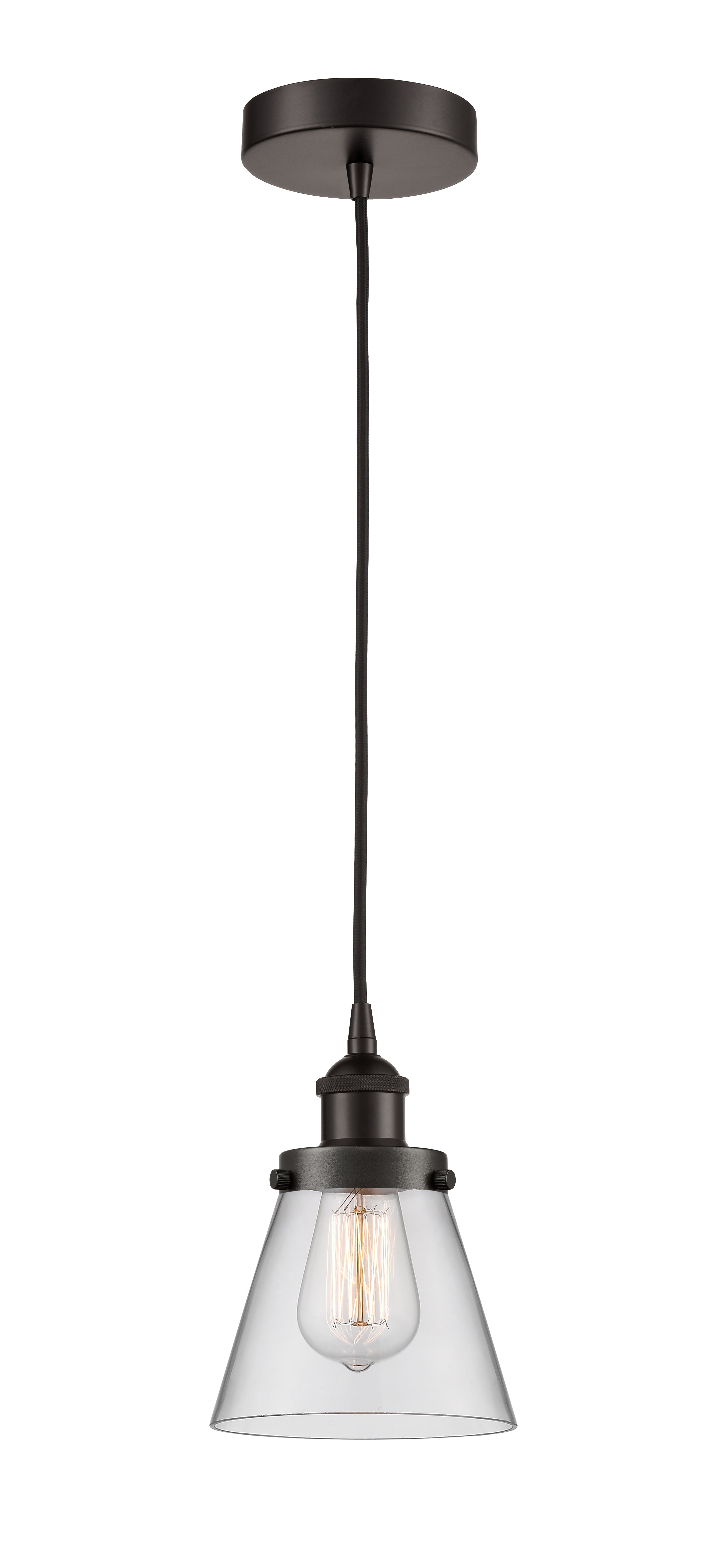 Edison Mini Pendant Antique Brass Finish