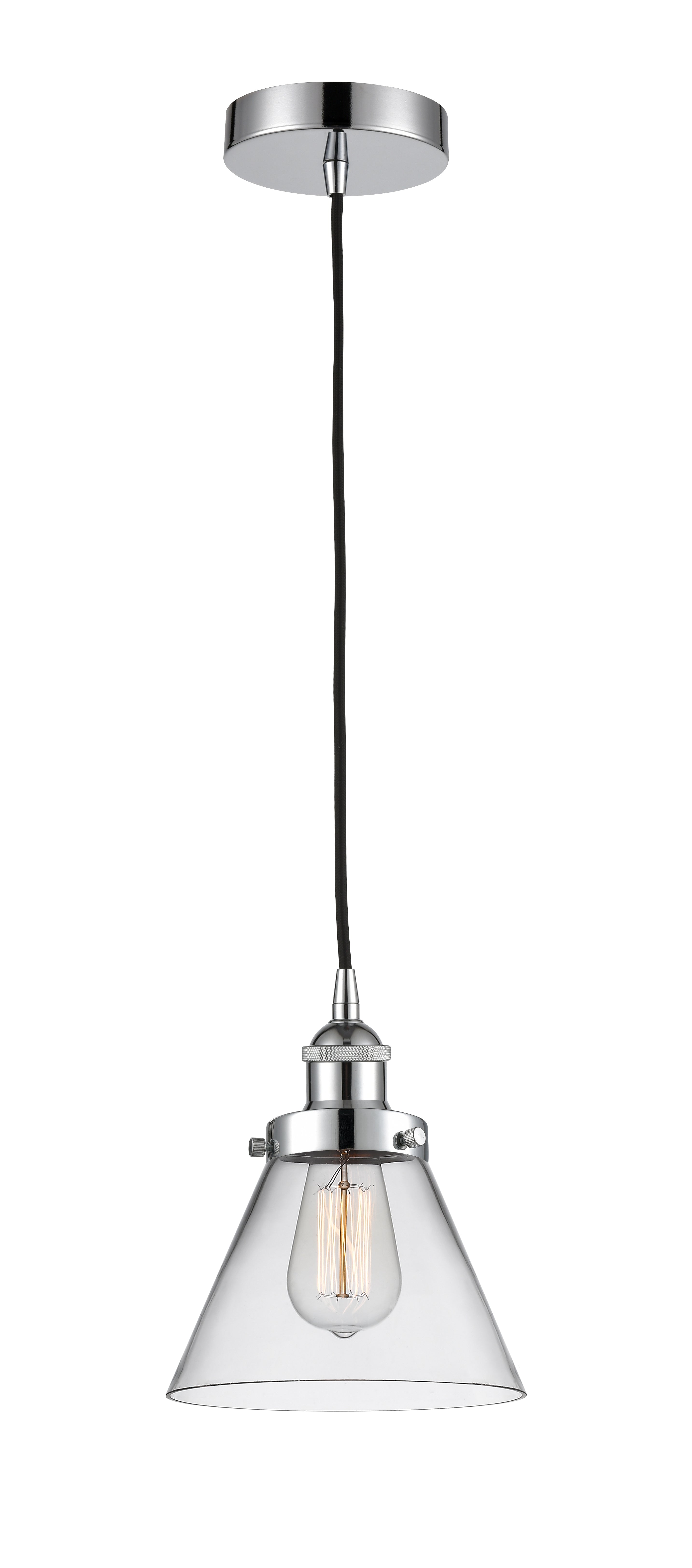 Edison Mini Pendant Antique Brass Finish