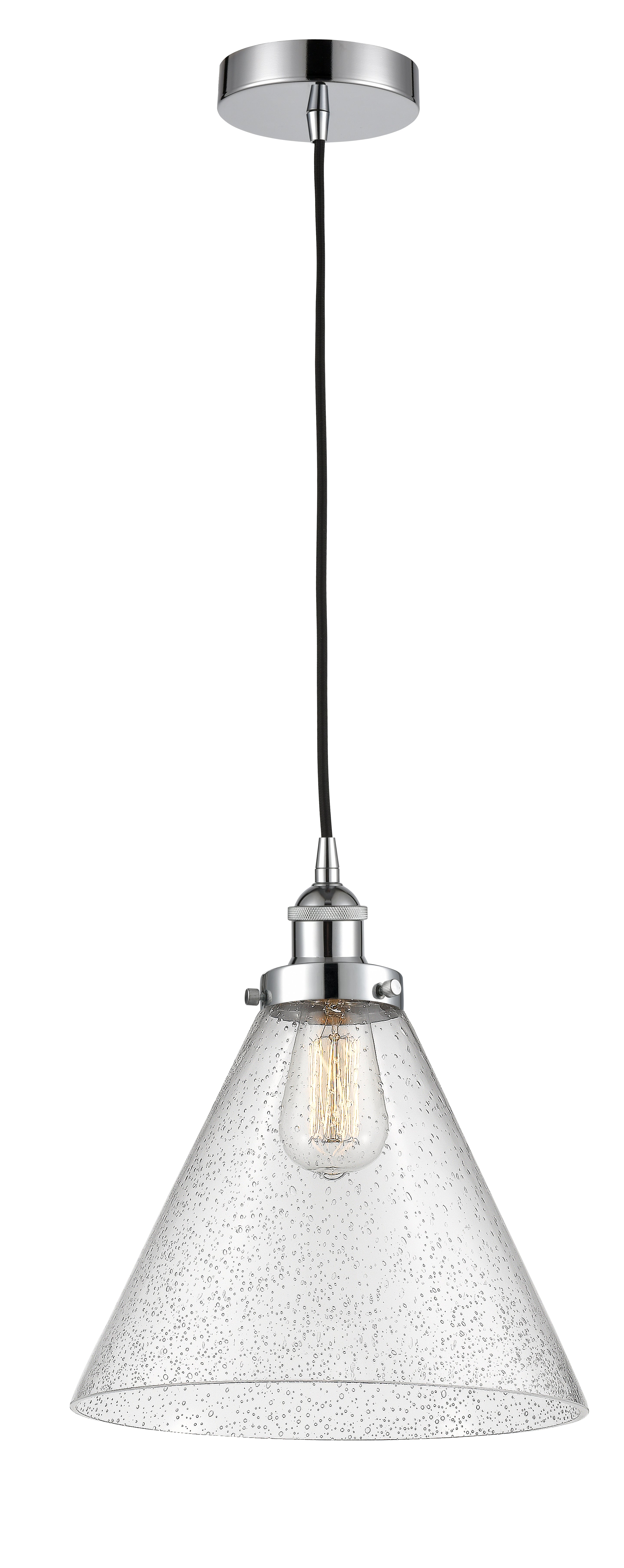 Edison Mini Pendant Cast Brass Antique
