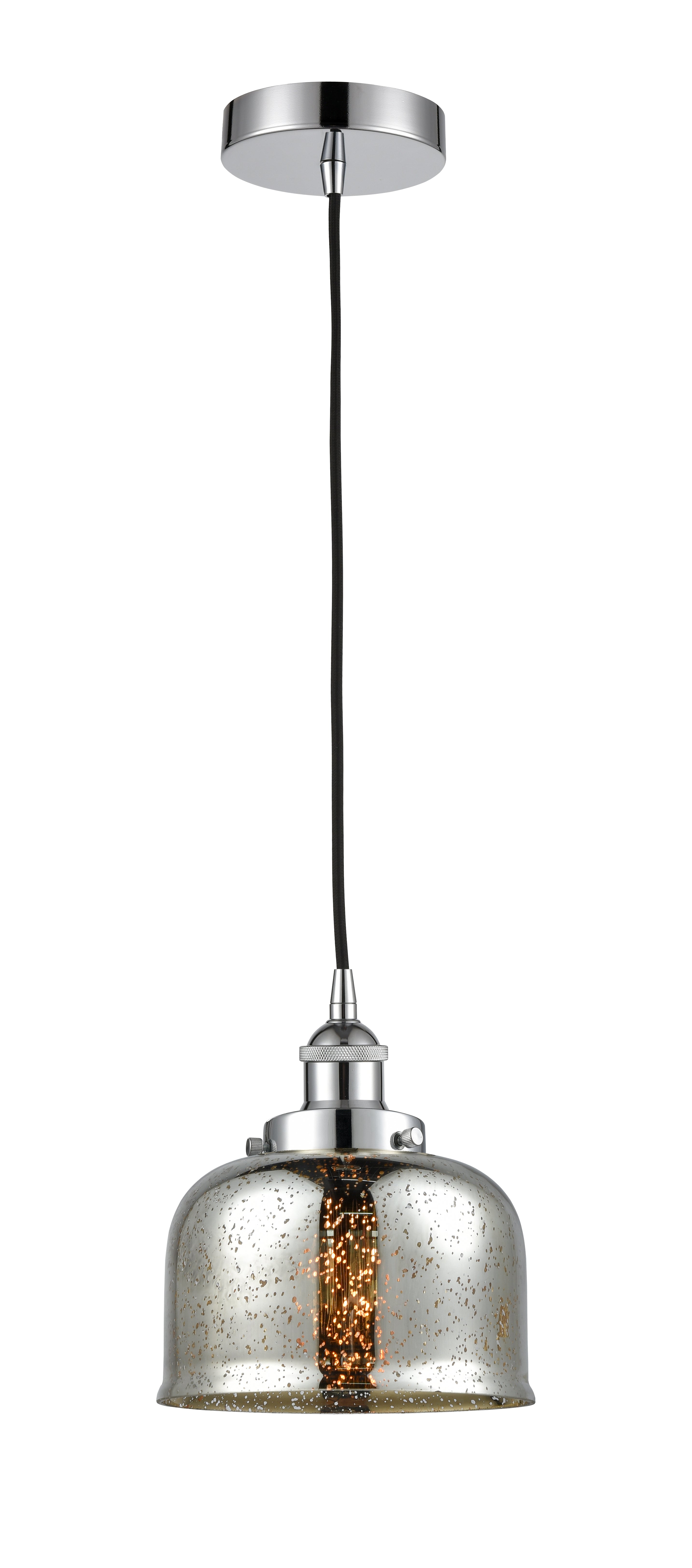 Edison Mini Pendant Antique Brass Steel