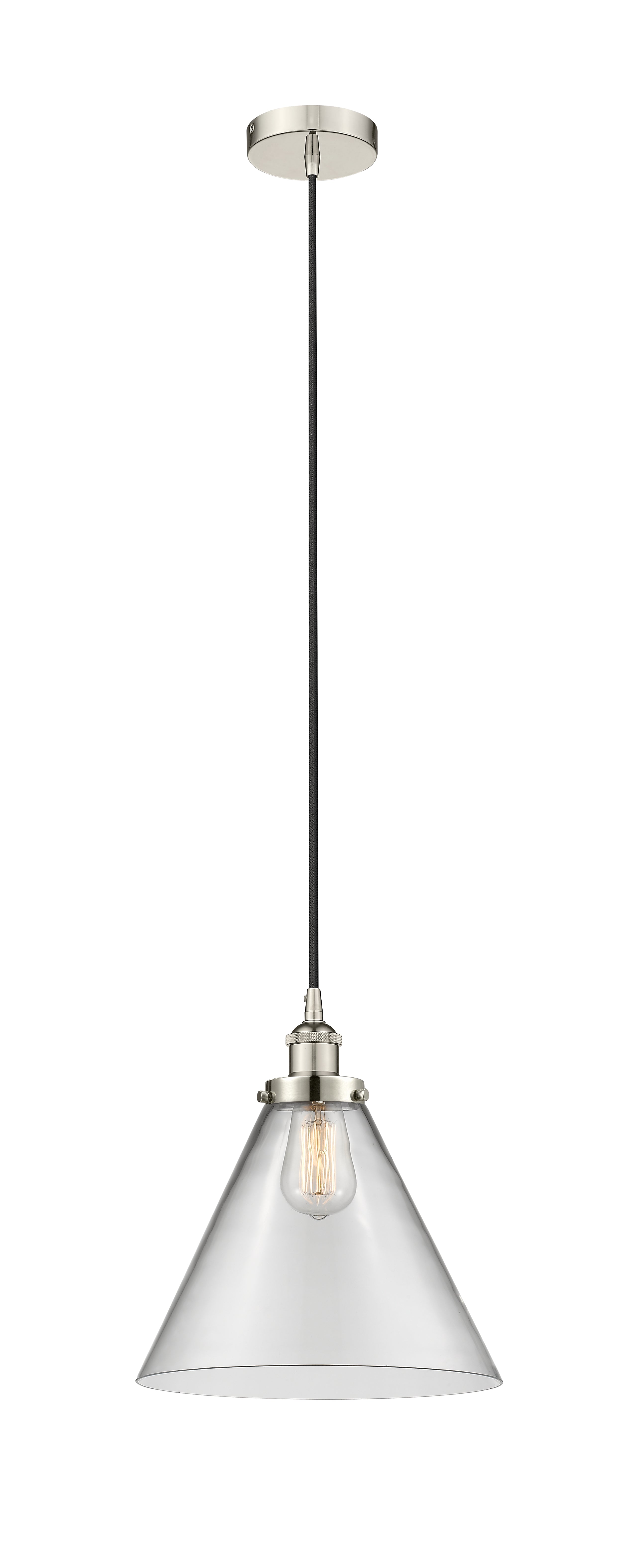 Edison Mini Pendant Cast Brass Antique