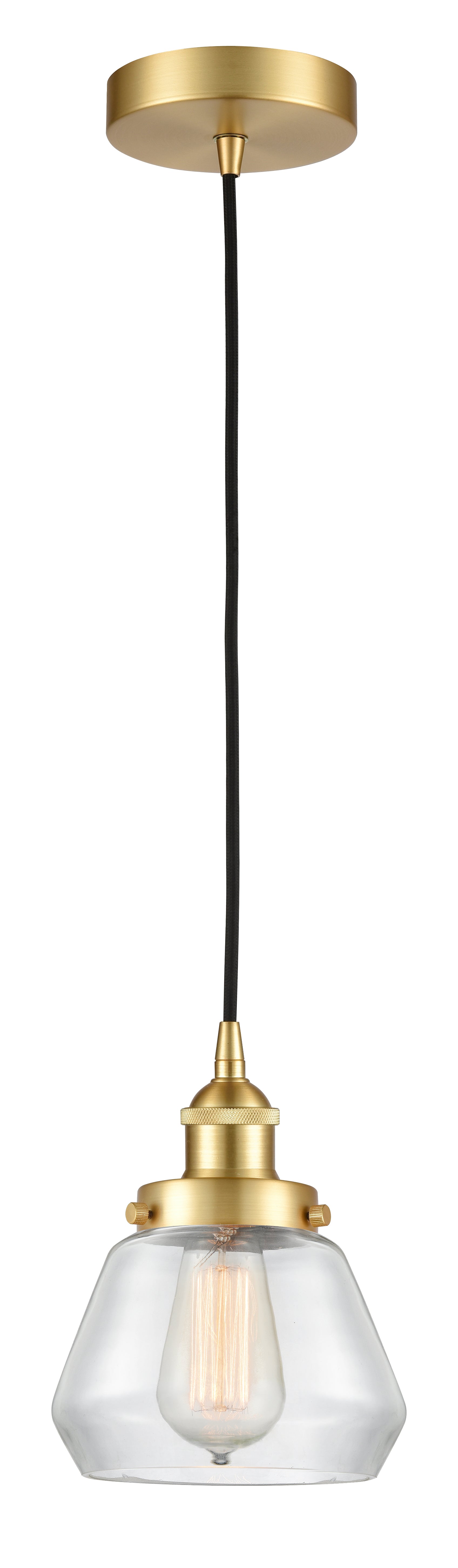 Edison Mini Pendant Antique Brass Finish