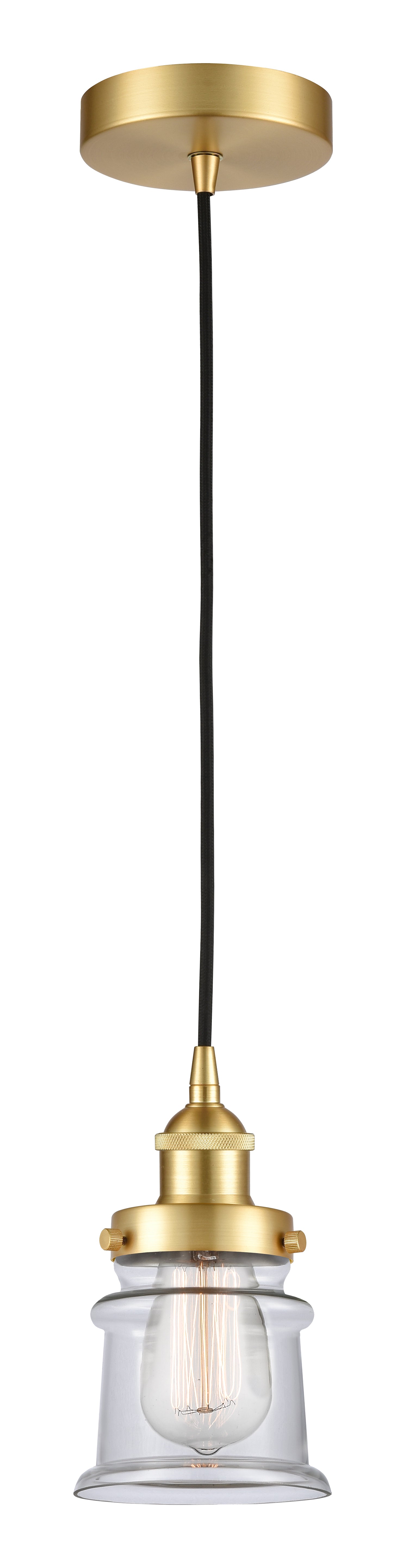 Edison Mini Pendant Antique Brass Finish