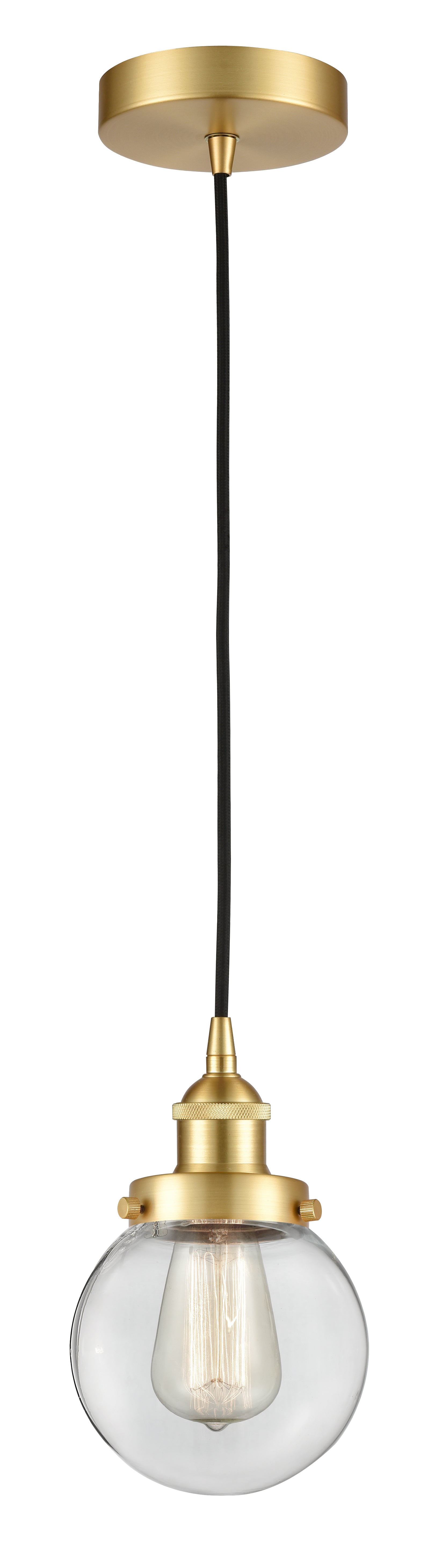 Edison Mini Pendant Antique Brass Finish