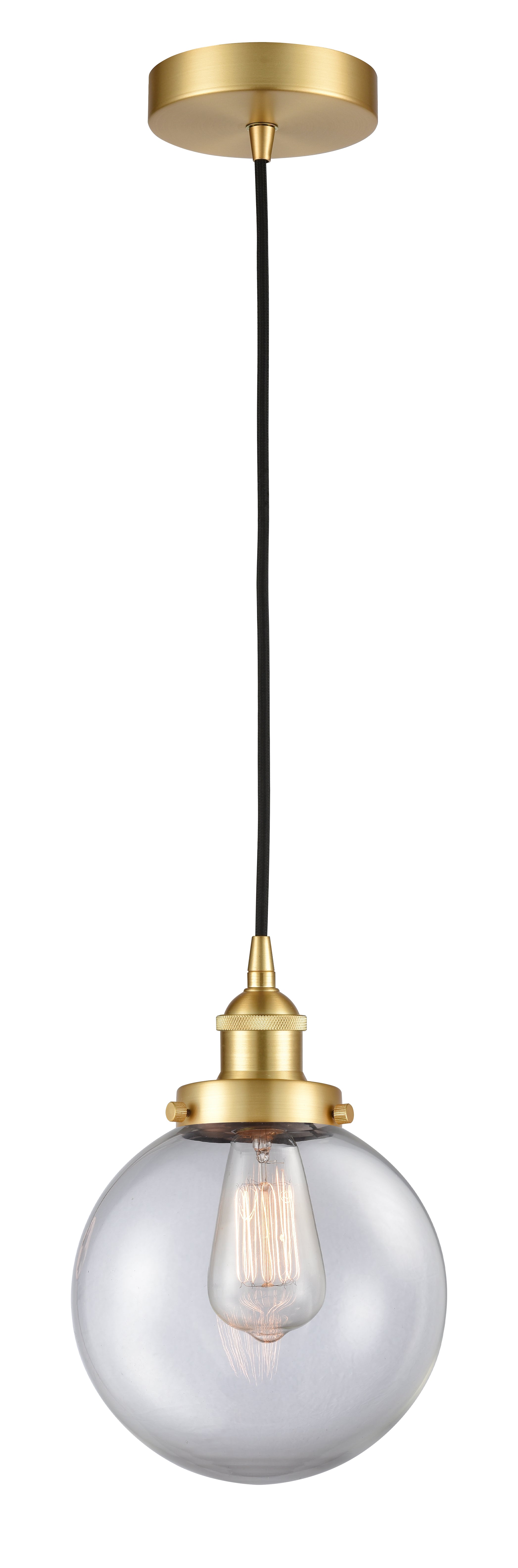 Edison Mini Pendant Antique Brass Finish