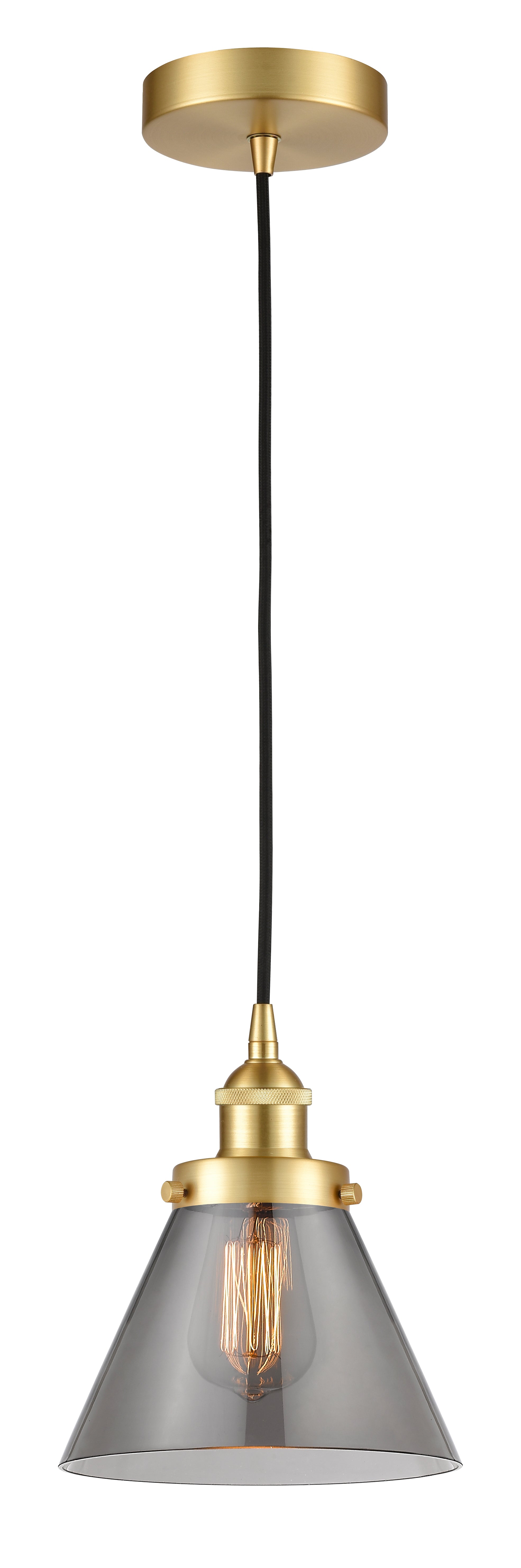 Edison Mini Pendant Antique Brass Finish