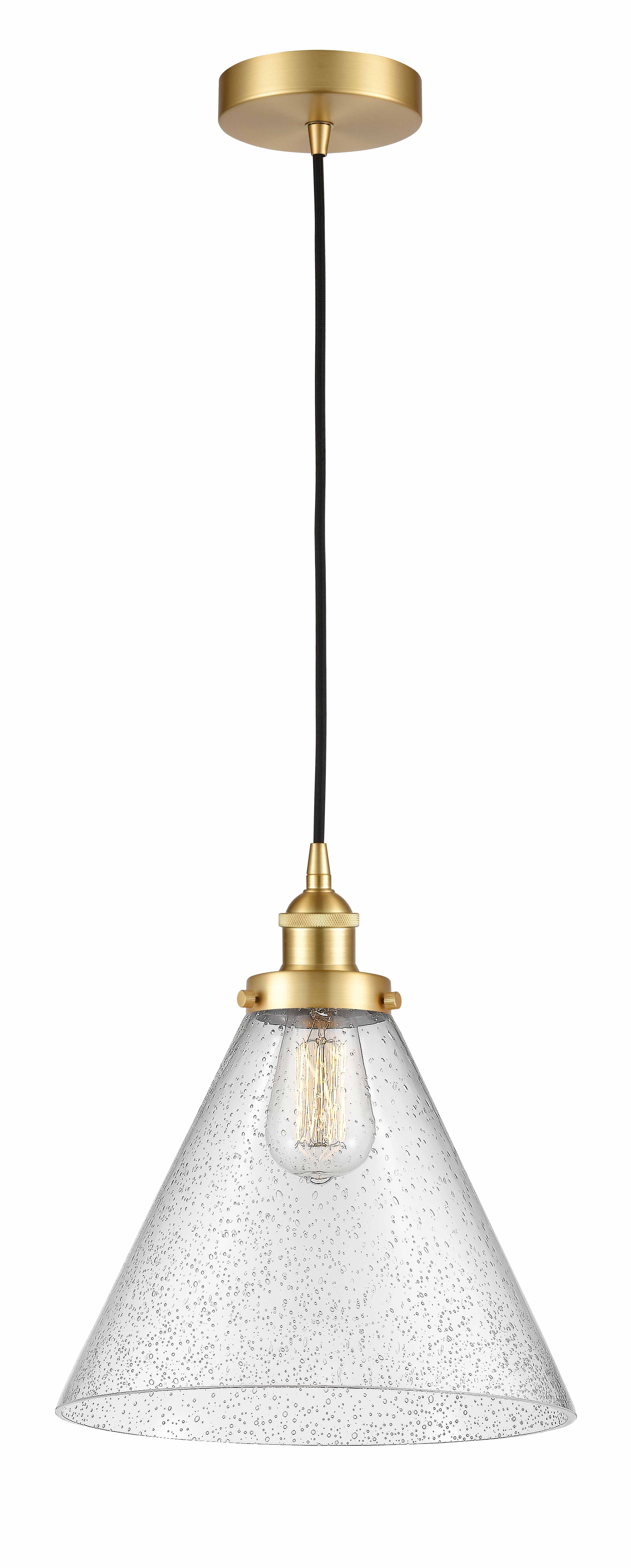 Edison Mini Pendant Cast Brass Antique