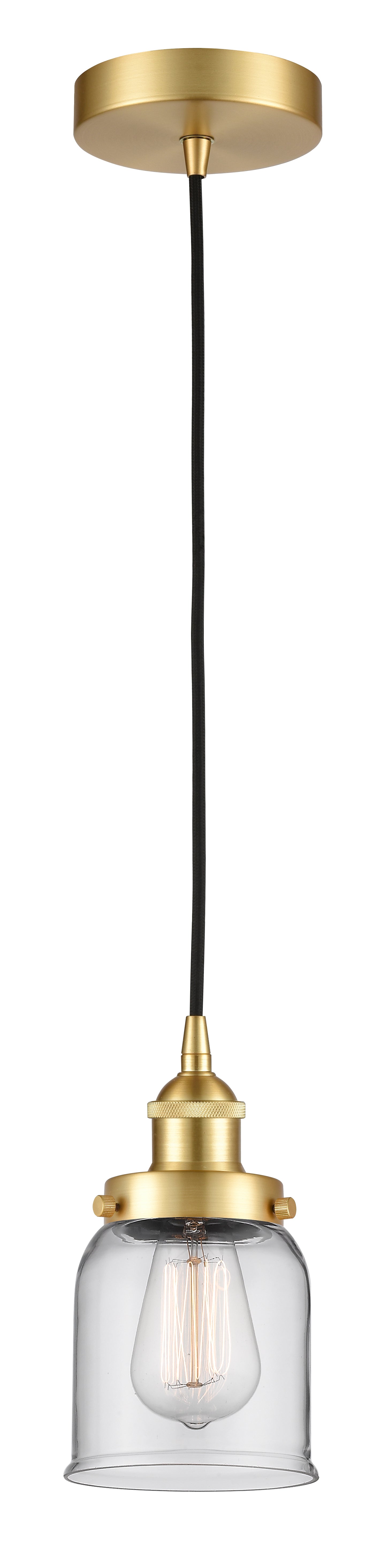 Edison Mini Pendant Antique Brass Finish