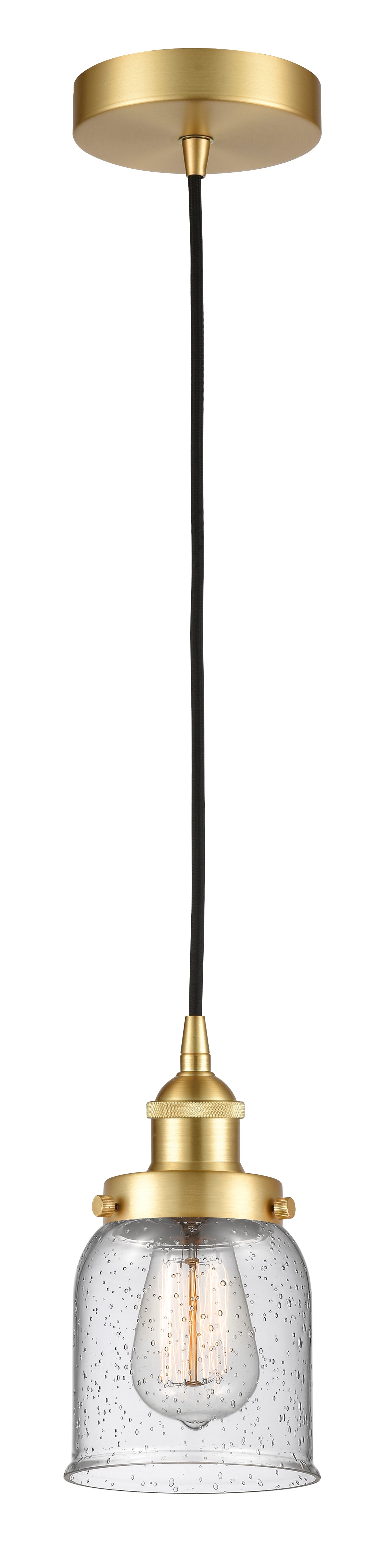 Edison Mini Pendant Antique Brass Finish