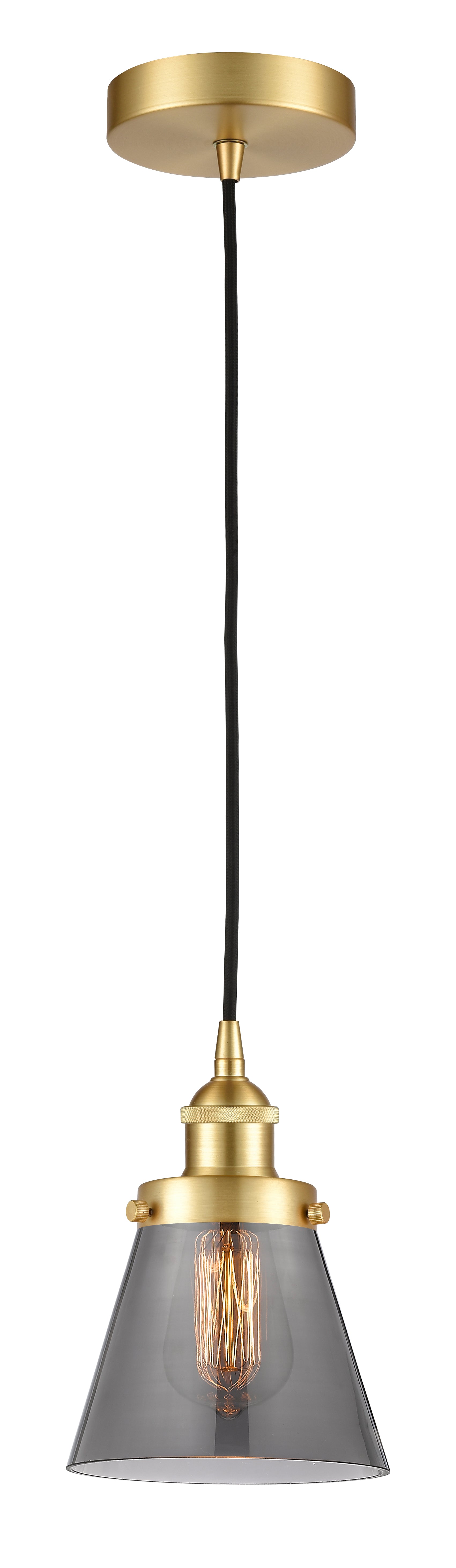 Edison Mini Pendant Antique Brass Finish