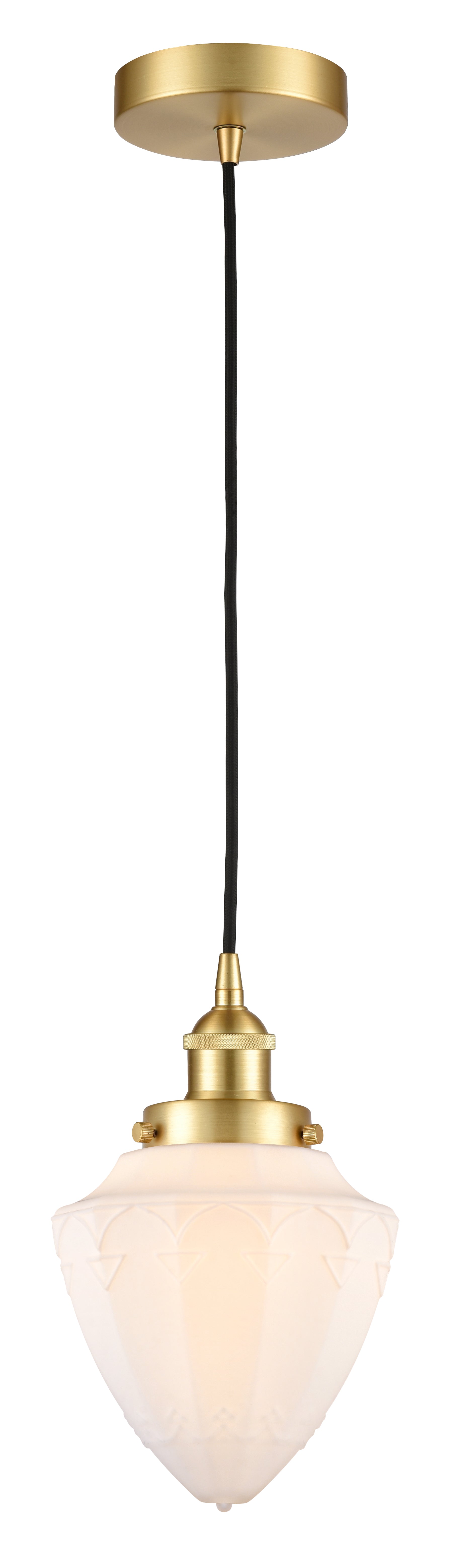 Edison Mini Pendant Matte Black Brass