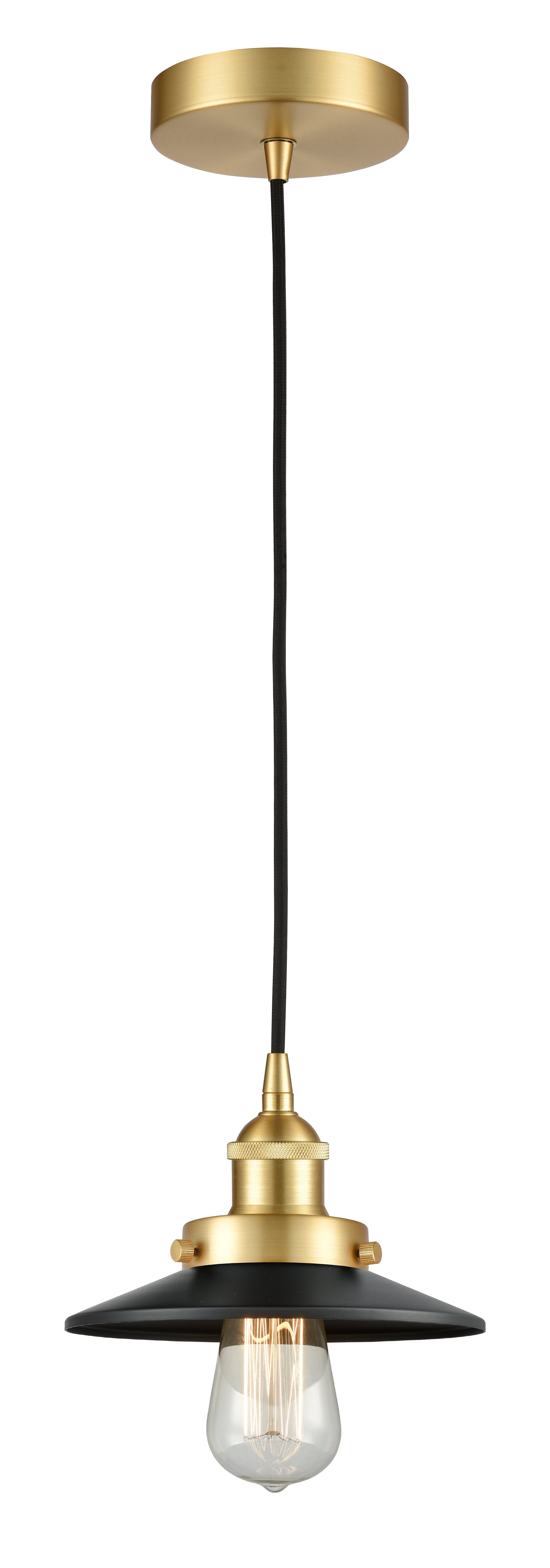 Edison Mini Pendant Matte Black Finish