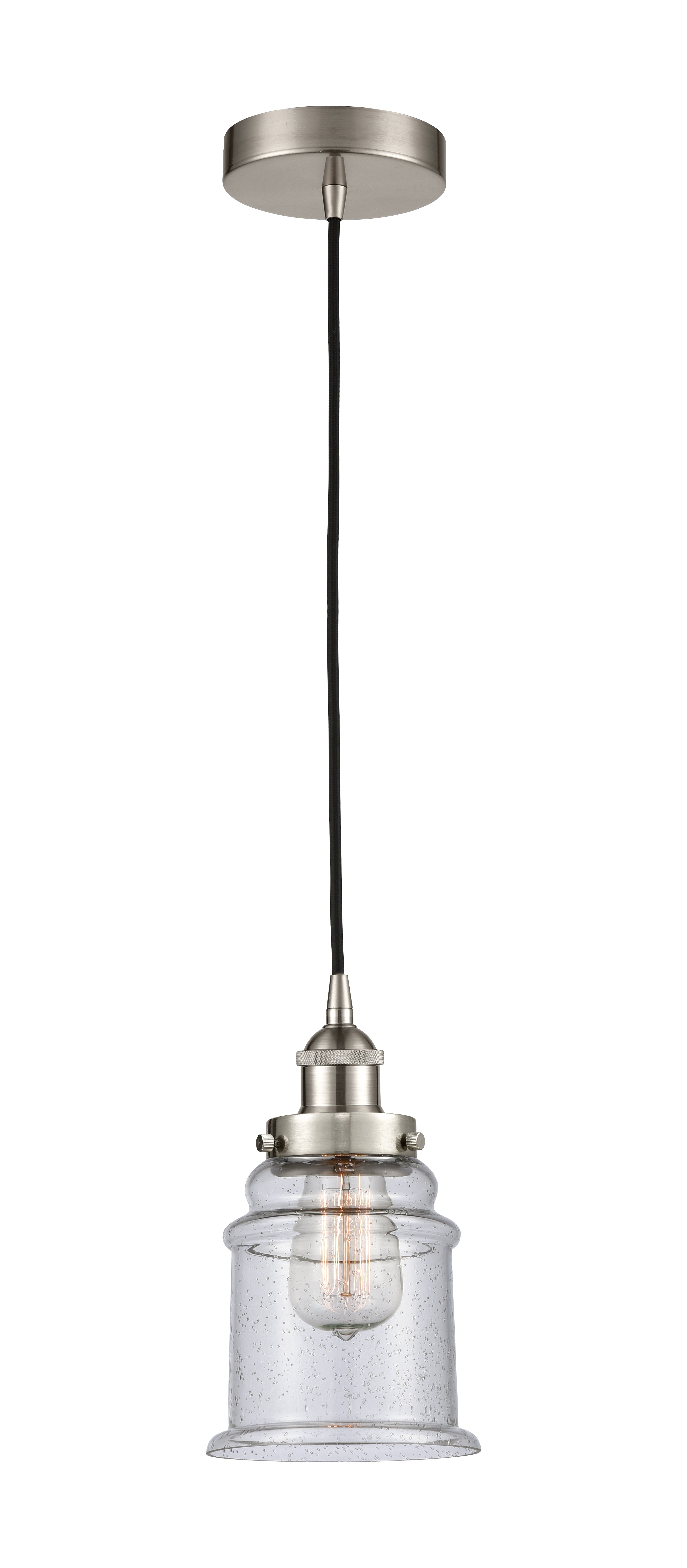 Edison Mini Pendant Antique Brass 6 Inch