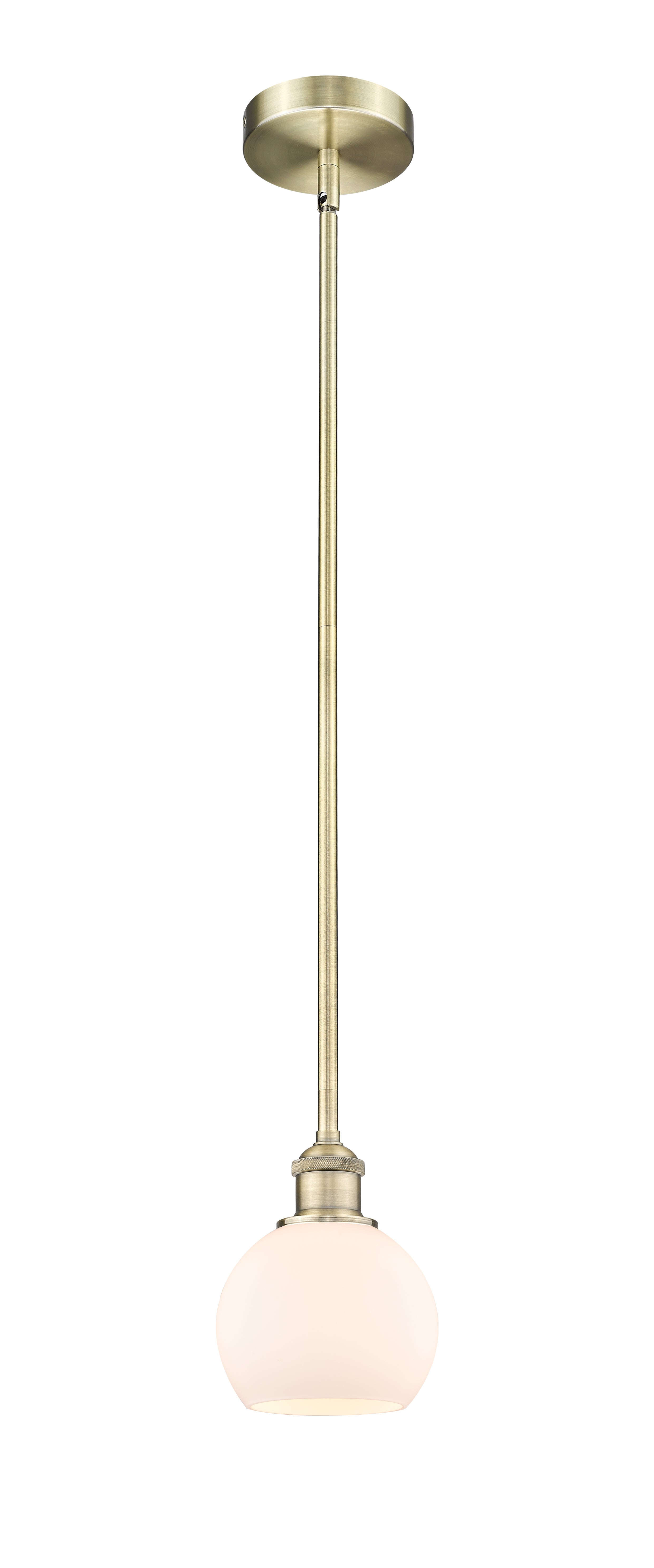Edison Mini Pendant Antique Brass Finish