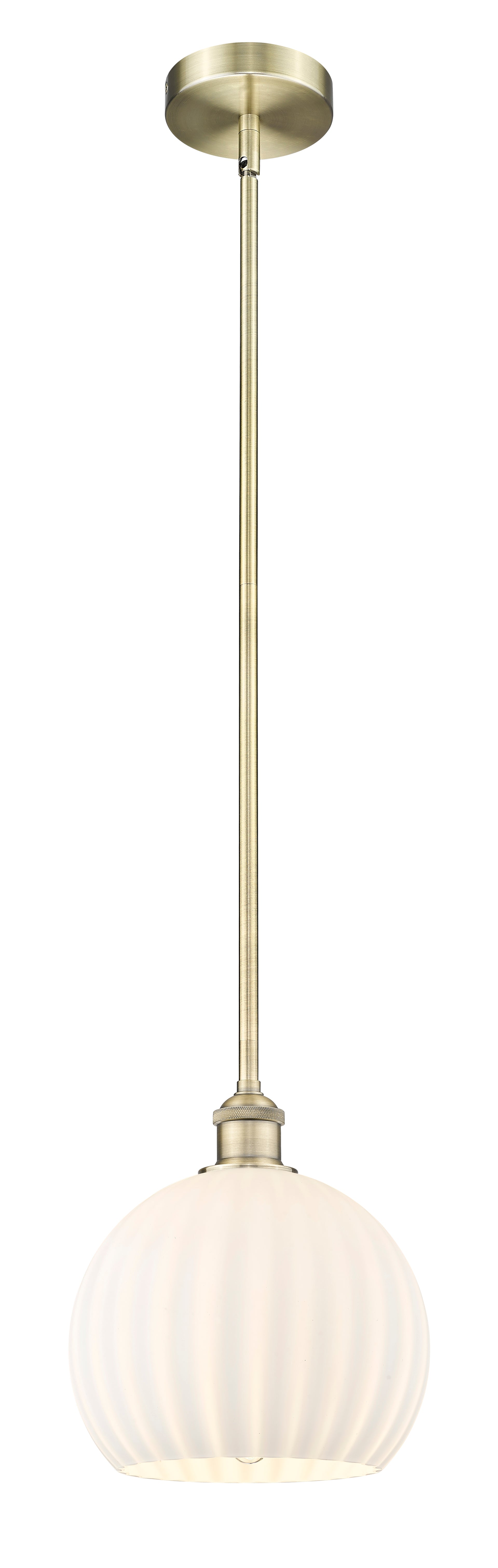 Edison Mini Pendant Antique Brass Finish