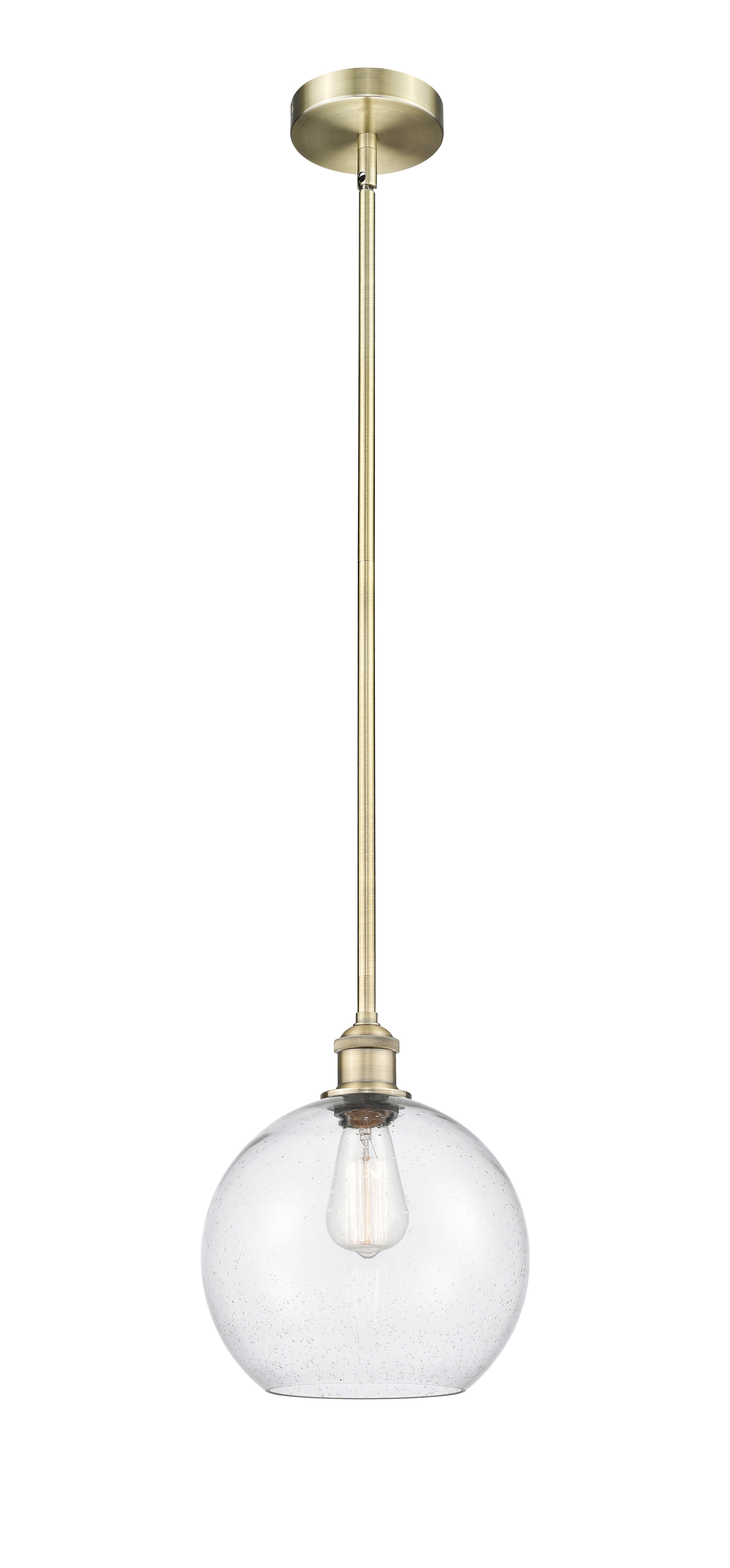 Edison Mini Pendant Antique Brass Finish