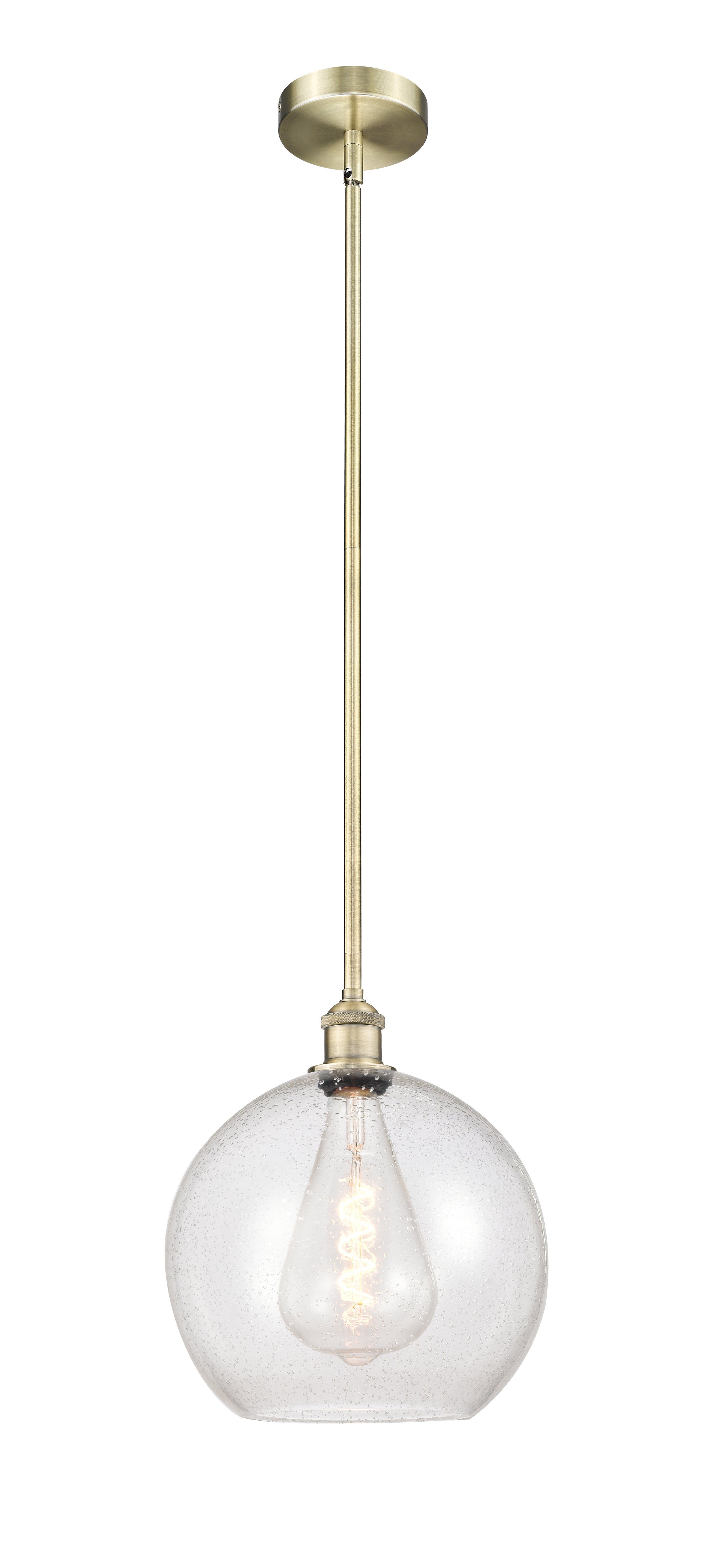 Edison Mini Pendant Antique Brass Finish