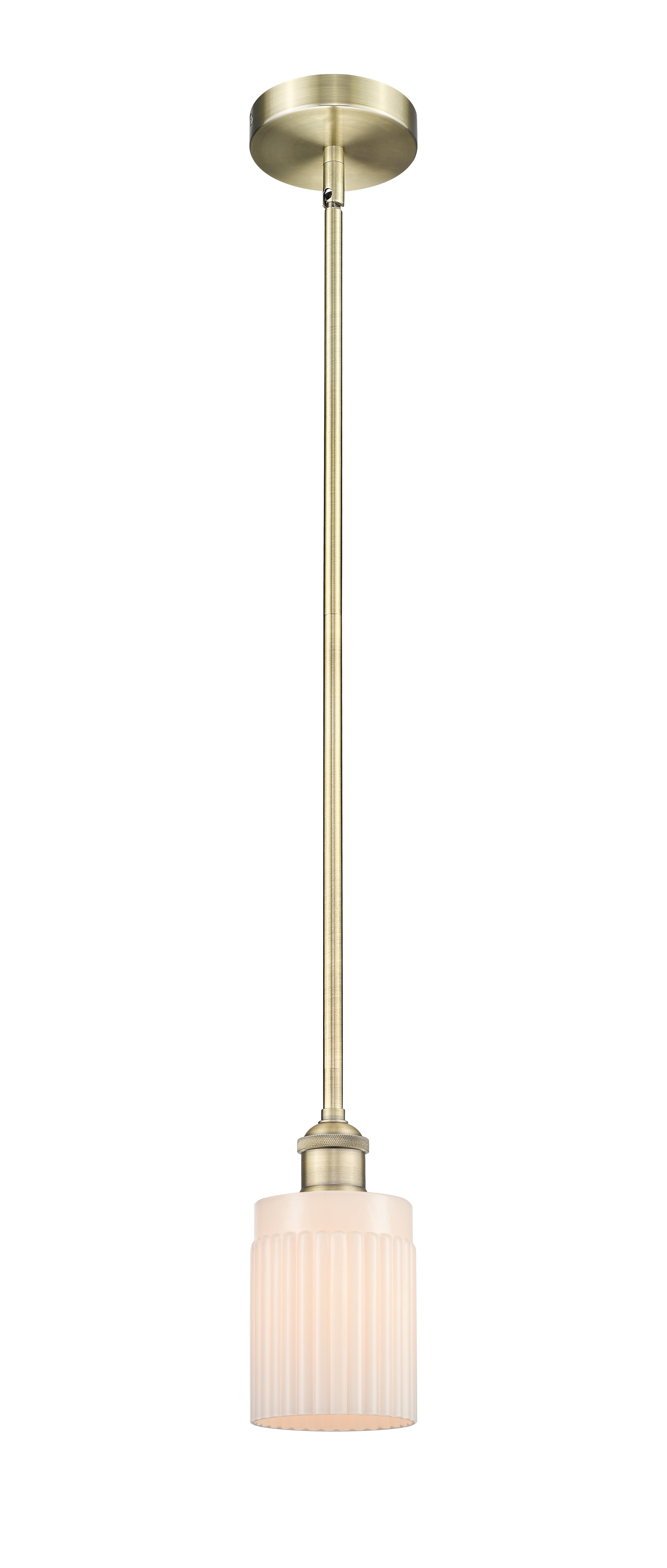 Edison Mini Pendant Antique Brass Finish