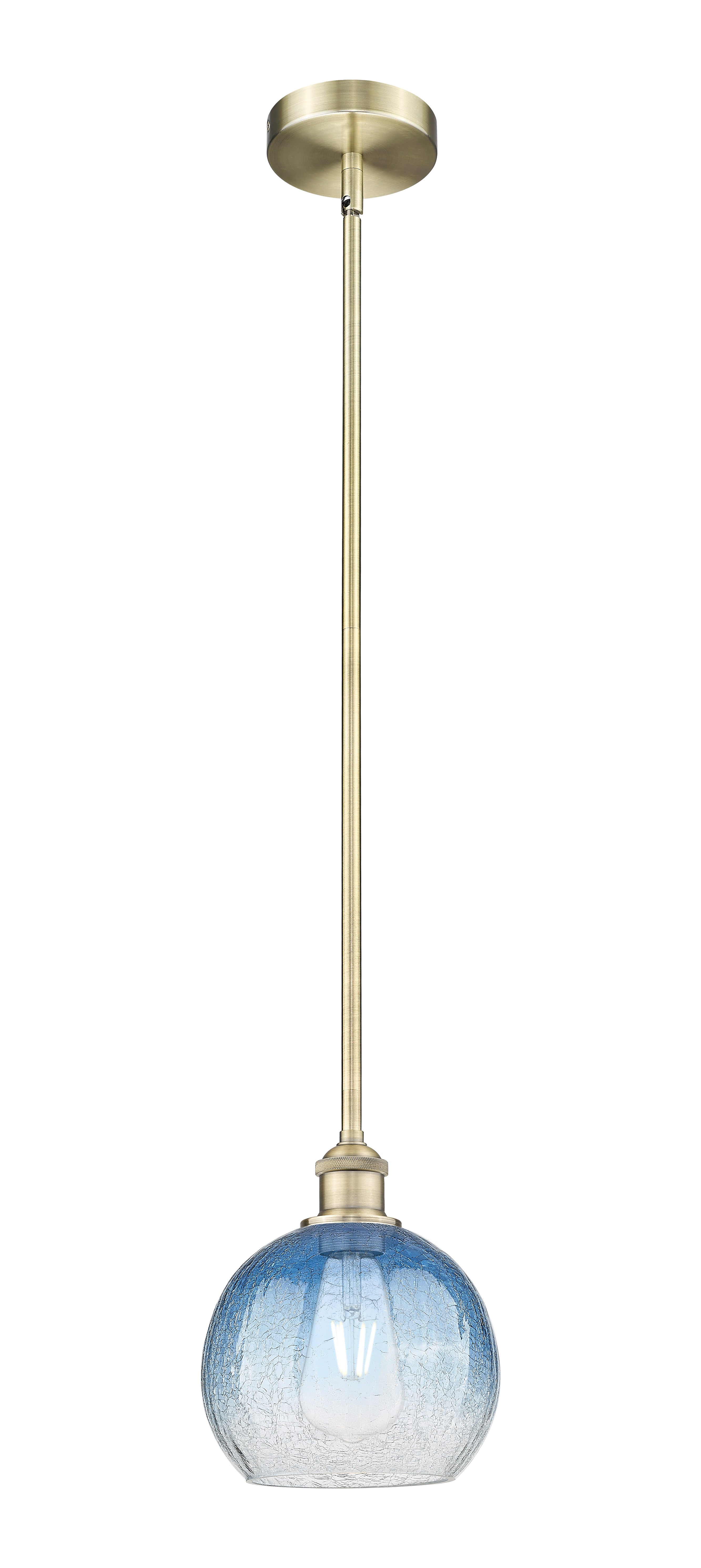 Edison Mini Pendant Antique Brass Finish