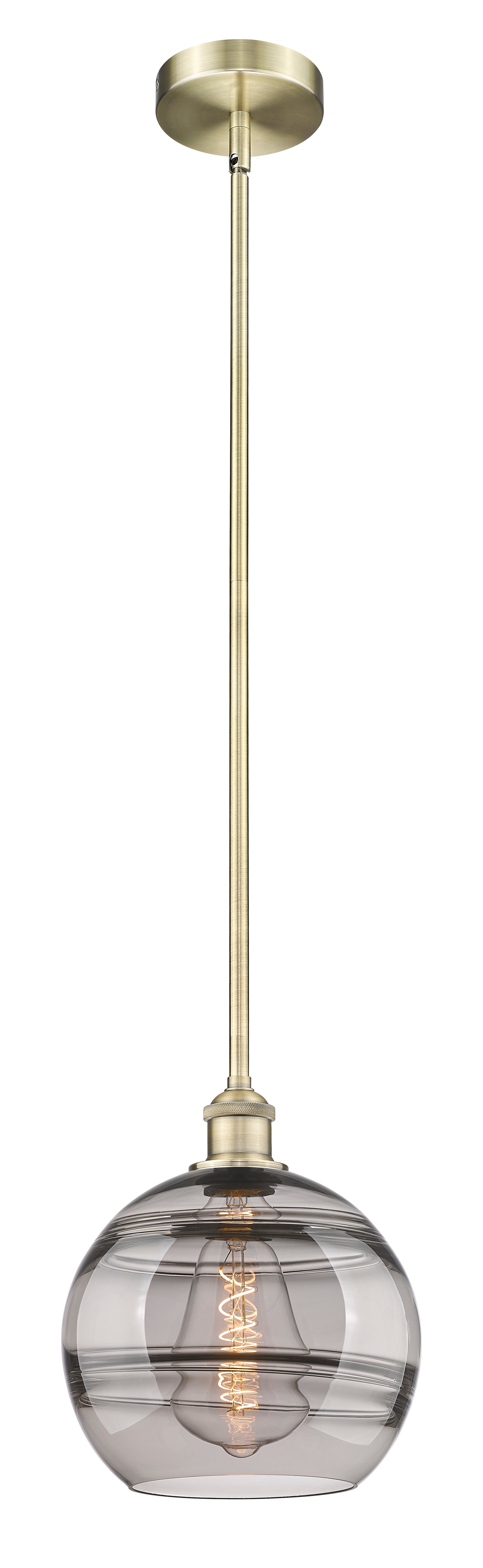 Edison Mini Pendant Antique Brass Finish
