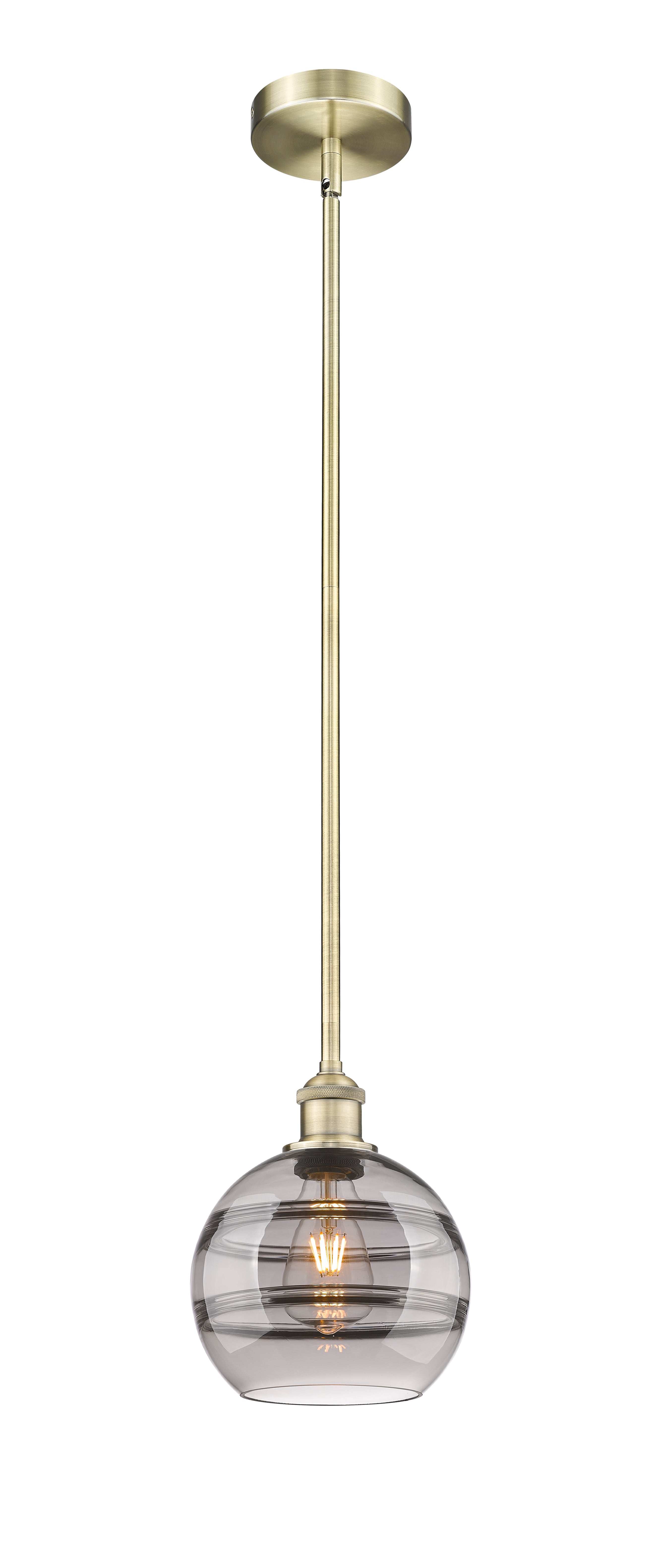 Edison Mini Pendant Antique Brass Finish