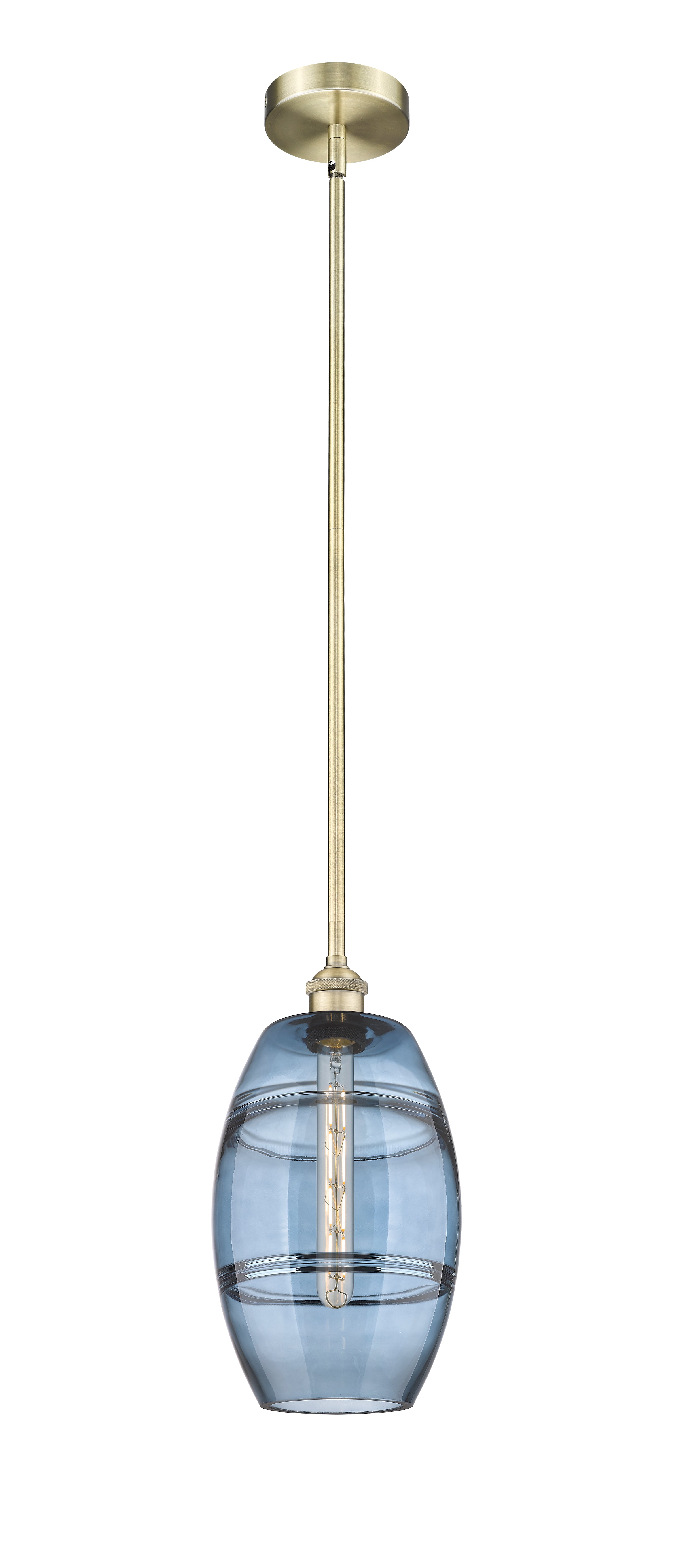 Edison Mini Pendant Antique Brass Finish